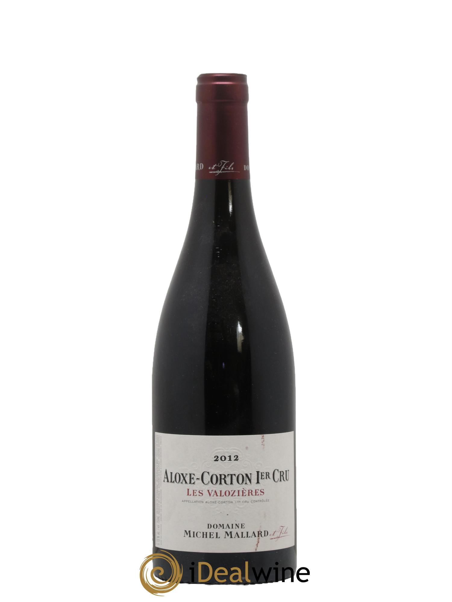 Aloxe-Corton 1er Cru Les Valozières Domaine Michel Mallard 2012 - Lot de 1 bouteille - 0
