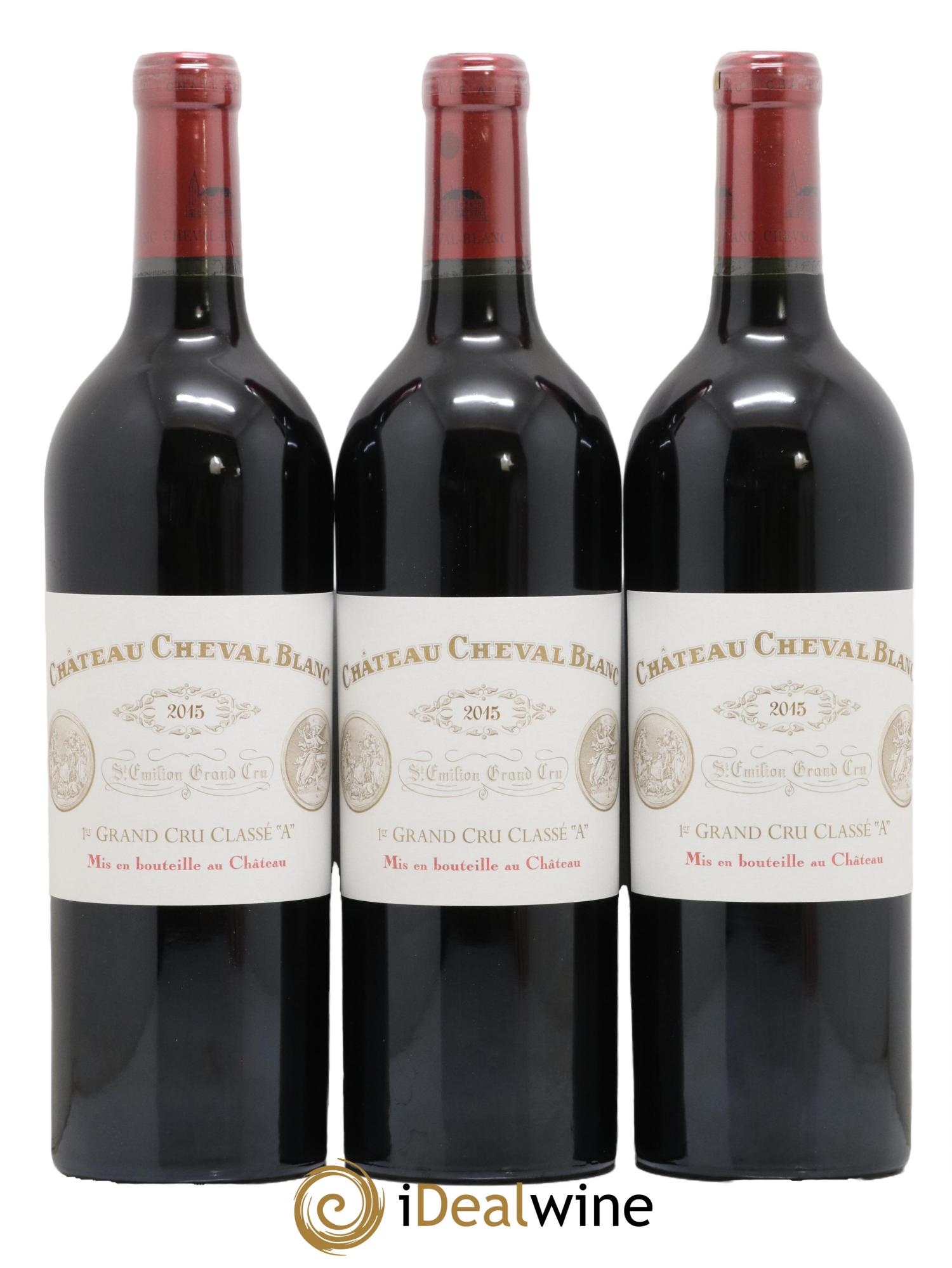 Château Cheval Blanc 1er Grand Cru Classé A 2015 - Lot de 6 bouteilles - 3