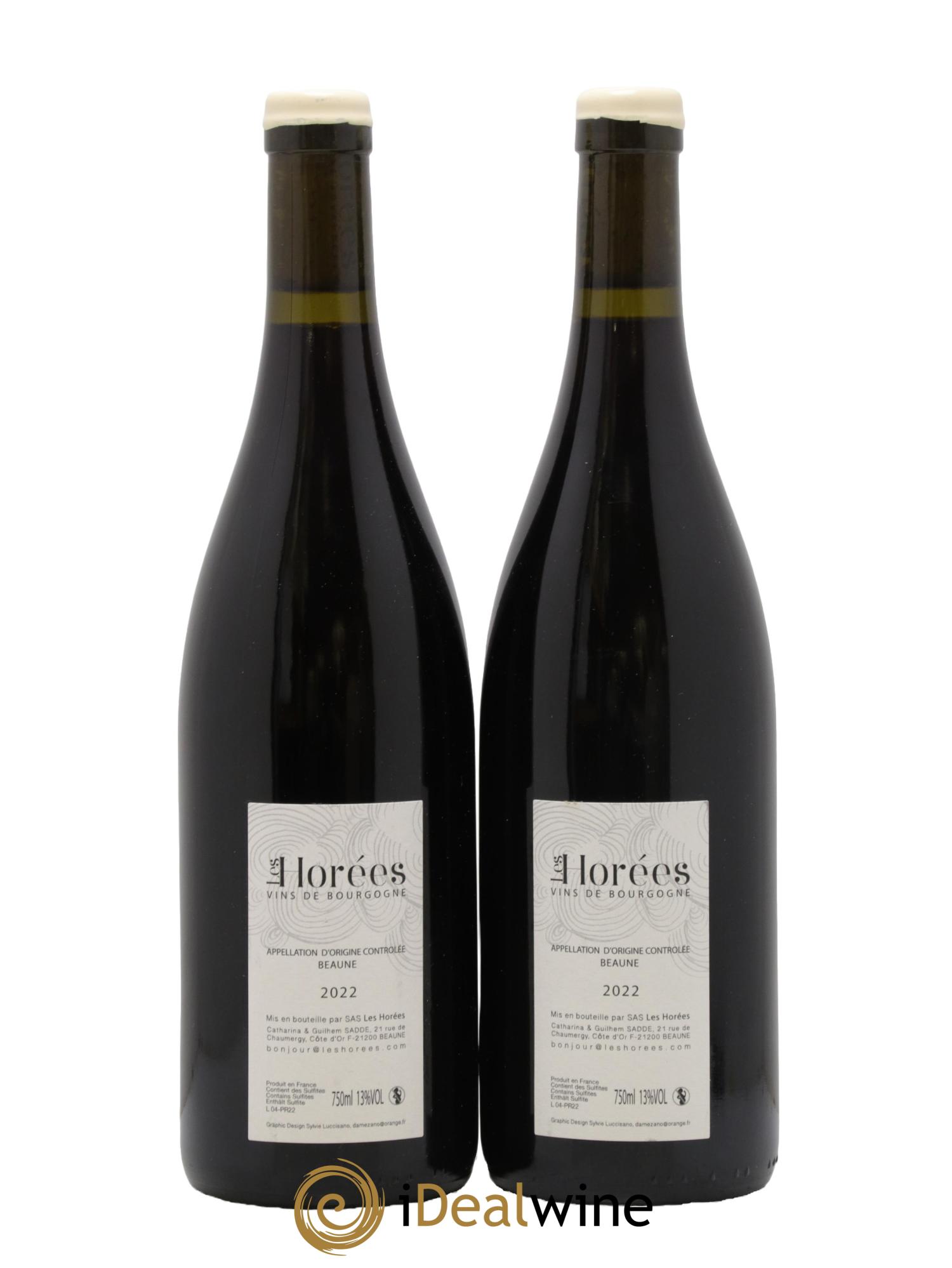 Beaune Les Prévolles Les Horées 2022 - Lot de 2 bouteilles - 1
