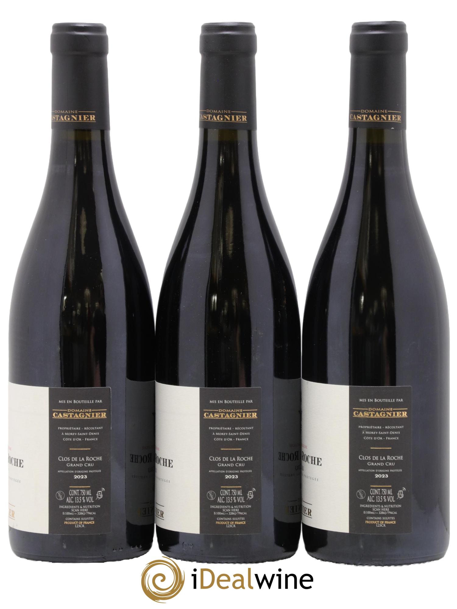 Clos de la Roche Grand Cru Castagnier (Domaine) 2023 - Lot de 3 bouteilles - 1