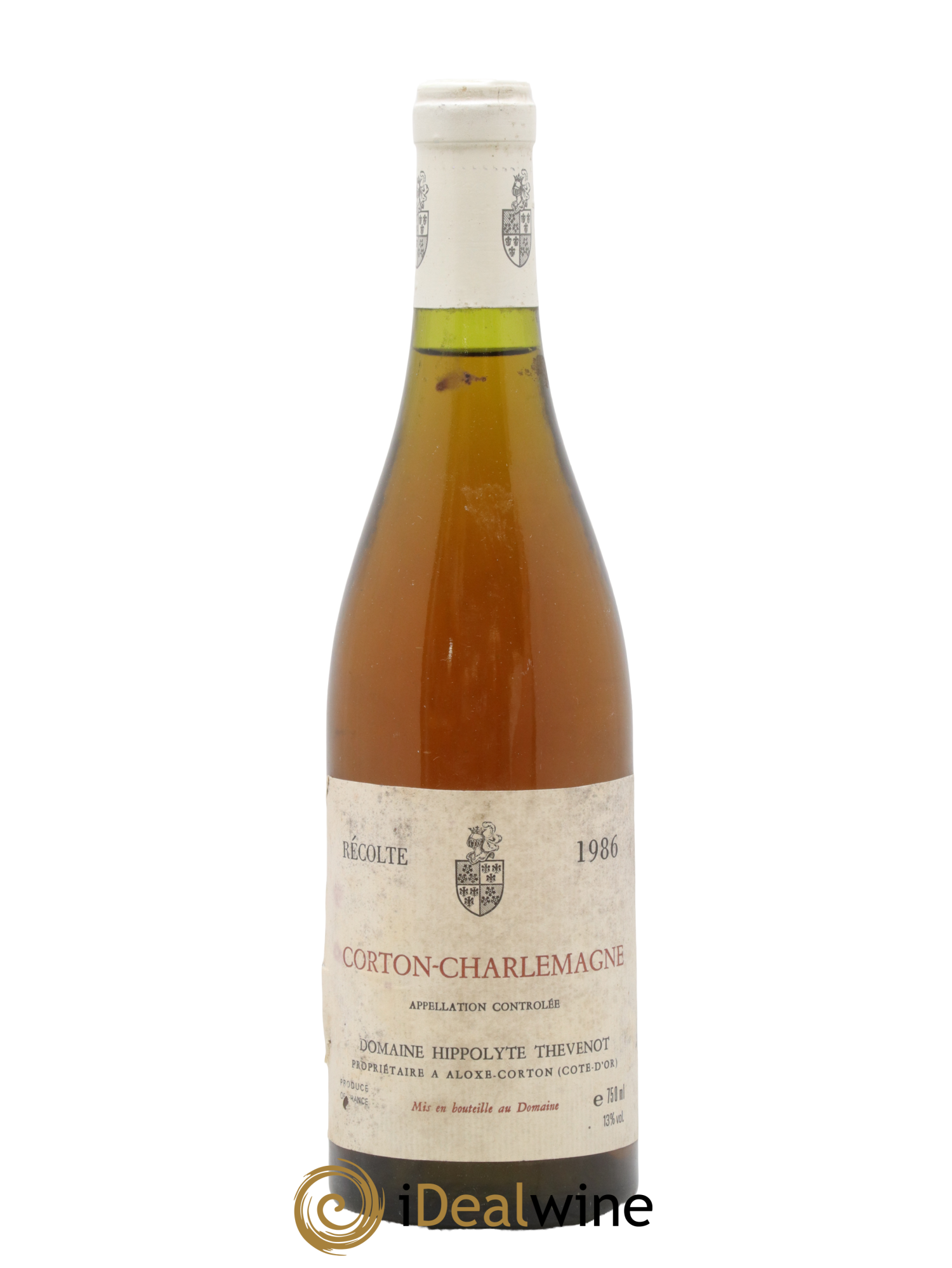 Corton-Charlemagne Grand Cru Hippolyte Thevenot 1986 - Lot de 1 bouteille - 0