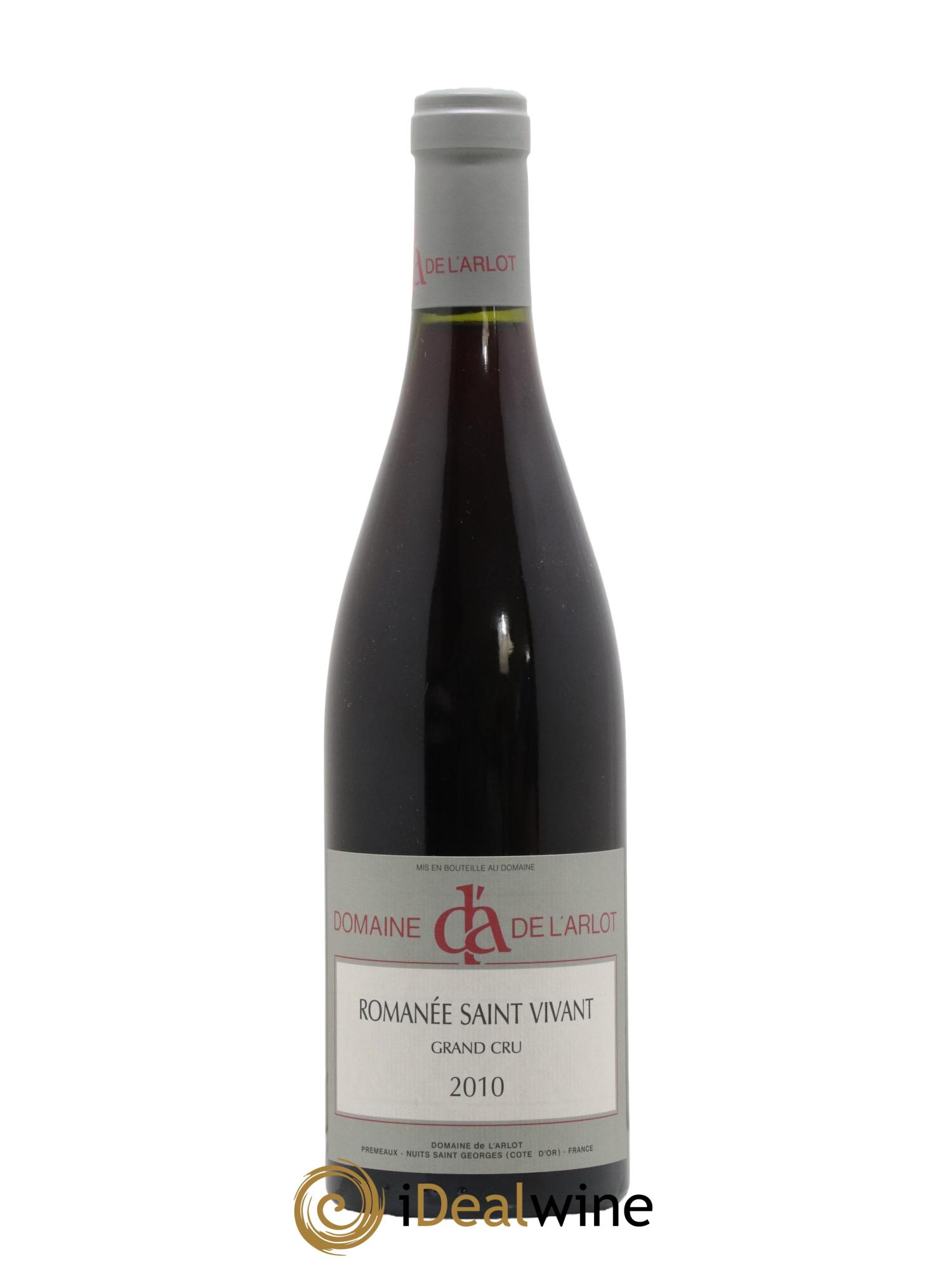 Romanée-Saint-Vivant Grand Cru Domaine de l'Arlot 2010 - Lot de 1 bouteille - 0