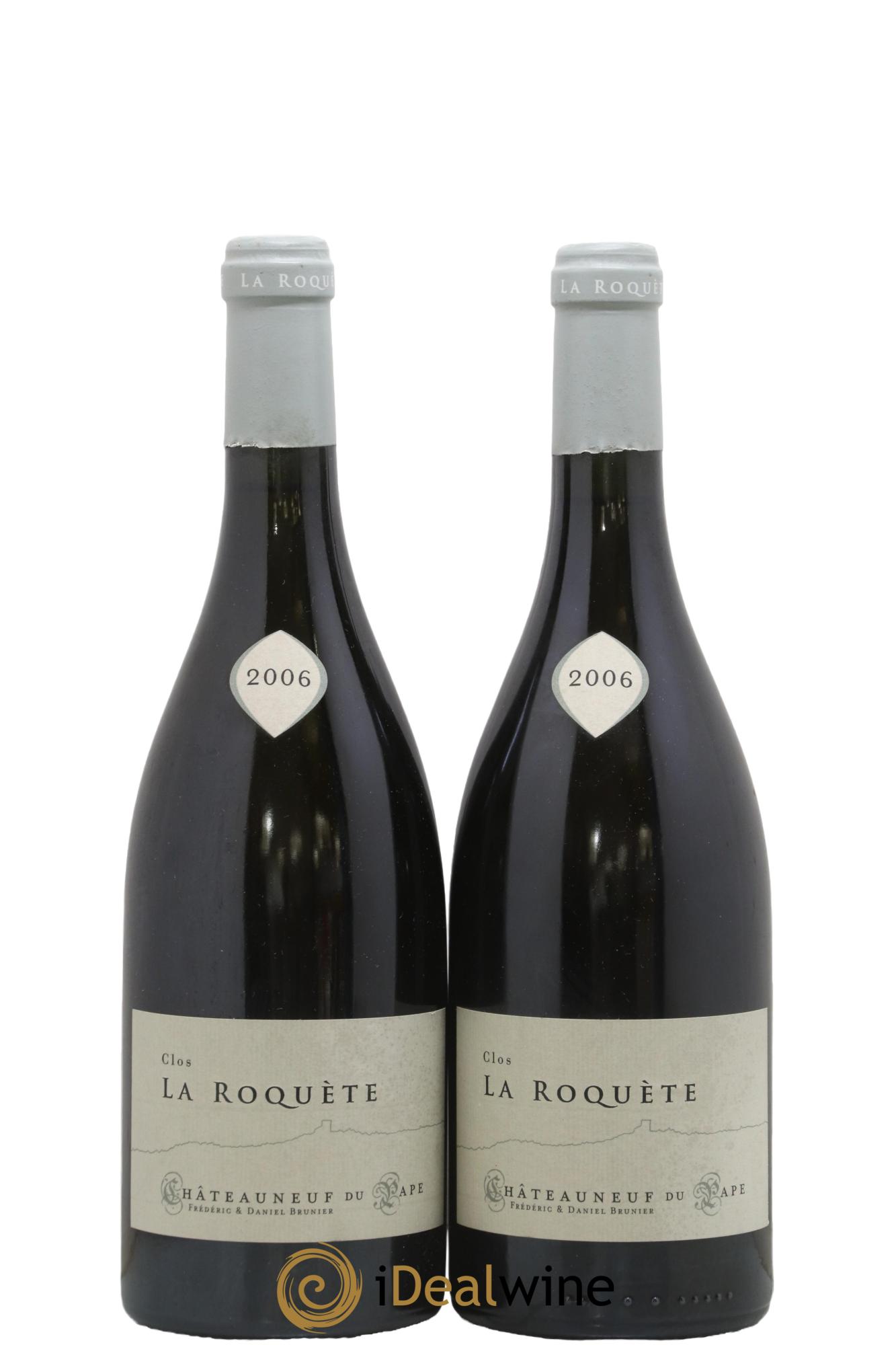 Châteauneuf-du-Pape La Roquète - Anciennement La Roquette (Domaine de) Vignobles Brunier 2006 - Lot de 2 bouteilles - 0