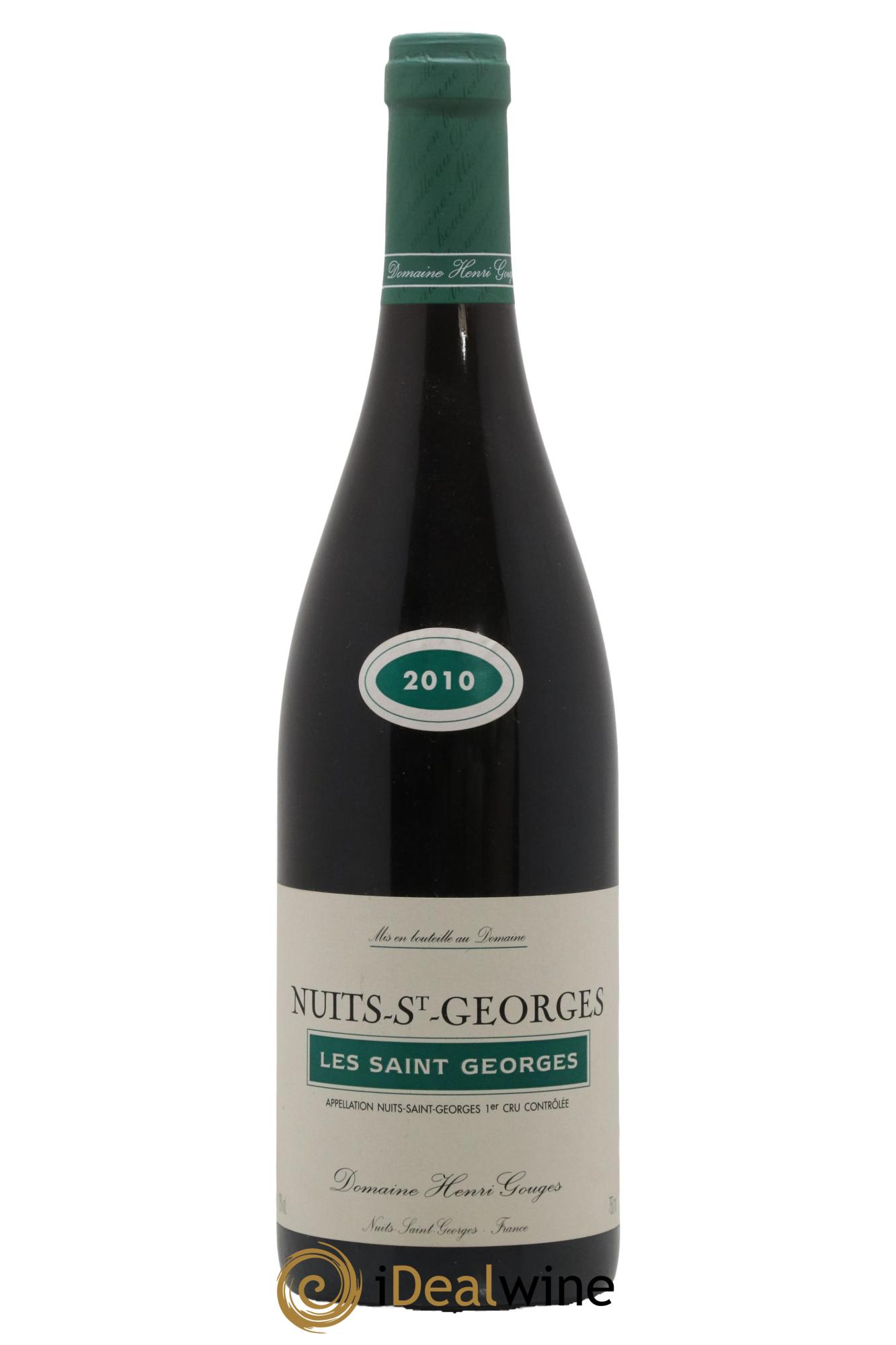 Nuits-Saint-Georges 1er Cru Les Saints Georges Henri Gouges 2010 - Lot de 1 bouteille - 0