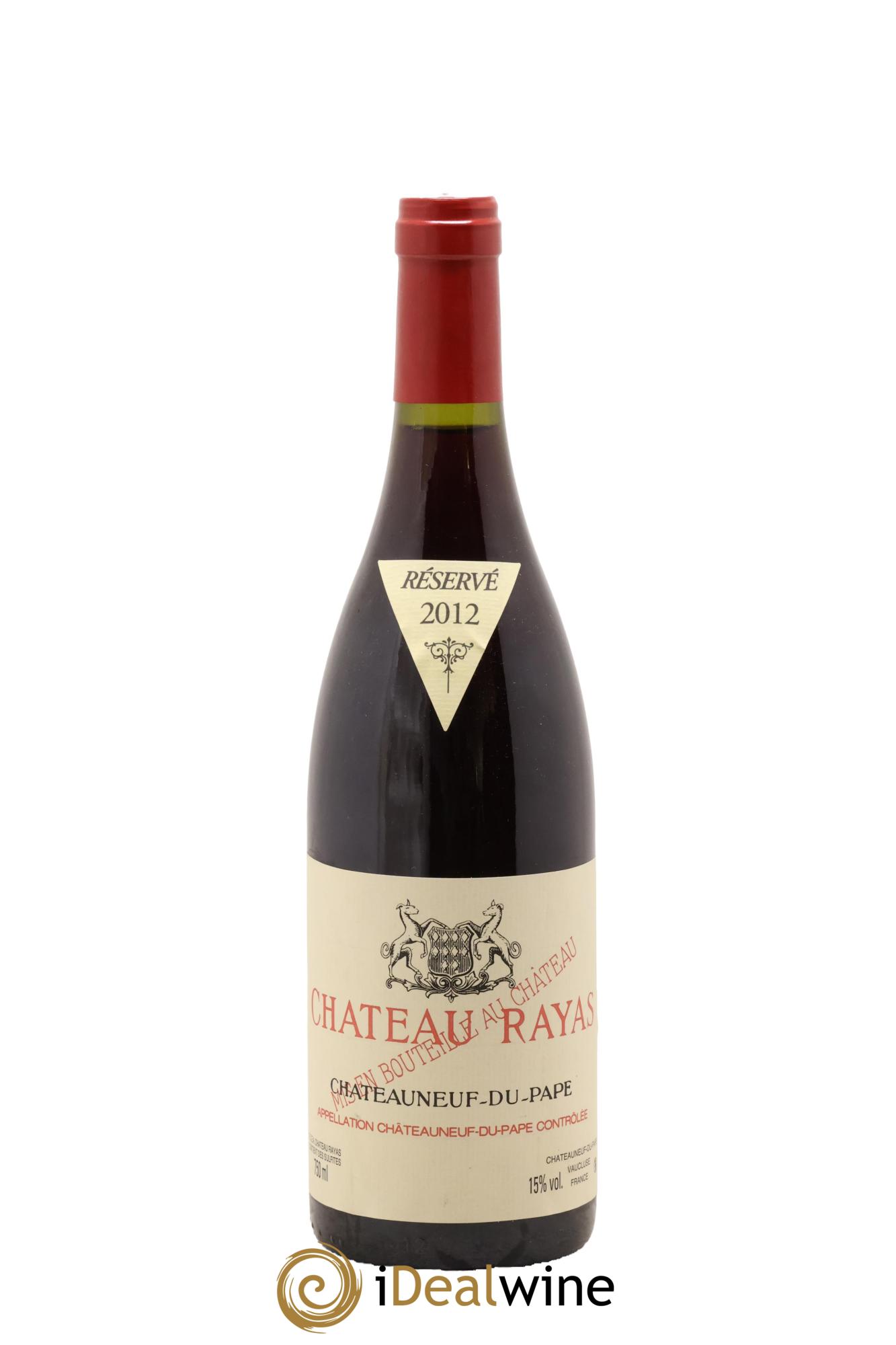 Châteauneuf-du-Pape Château Rayas Emmanuel Reynaud 2012 - Lot de 1 bouteille - 0