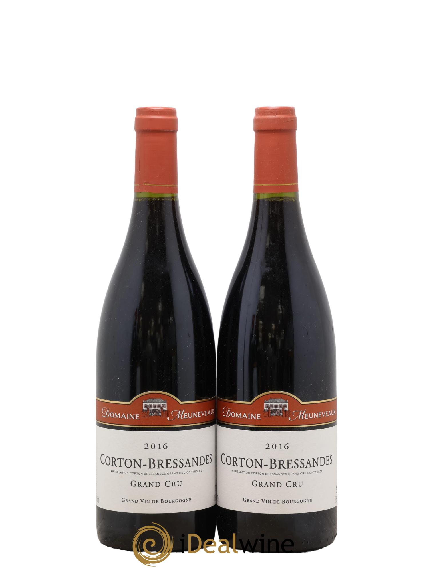 Corton Grand Cru Bressandes Domaine Meuneveaux 2016 - Lot de 2 bouteilles - 0