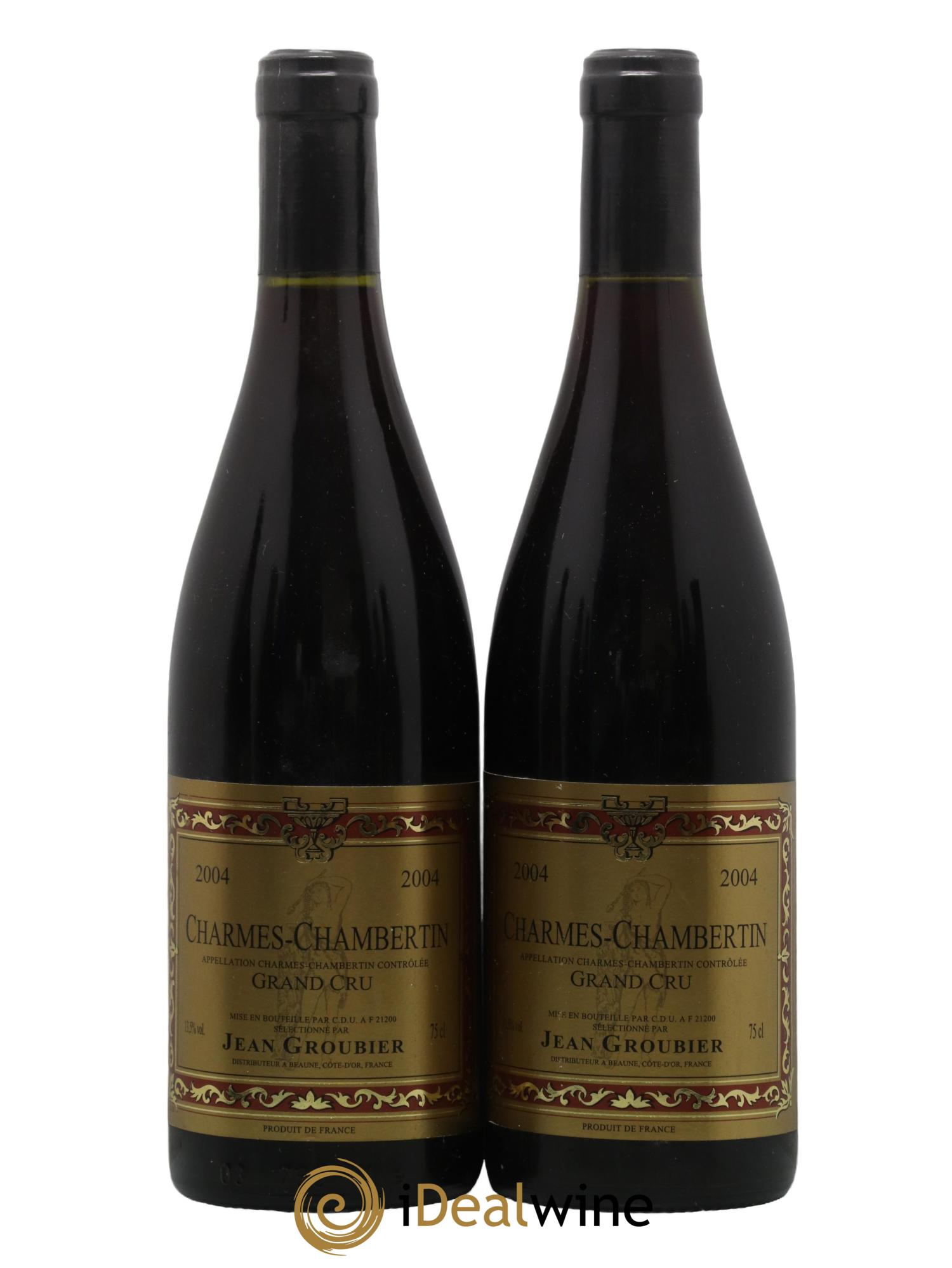 Charmes-Chambertin Grand Cru Groubier 2004 - Lot de 2 bouteilles - 0