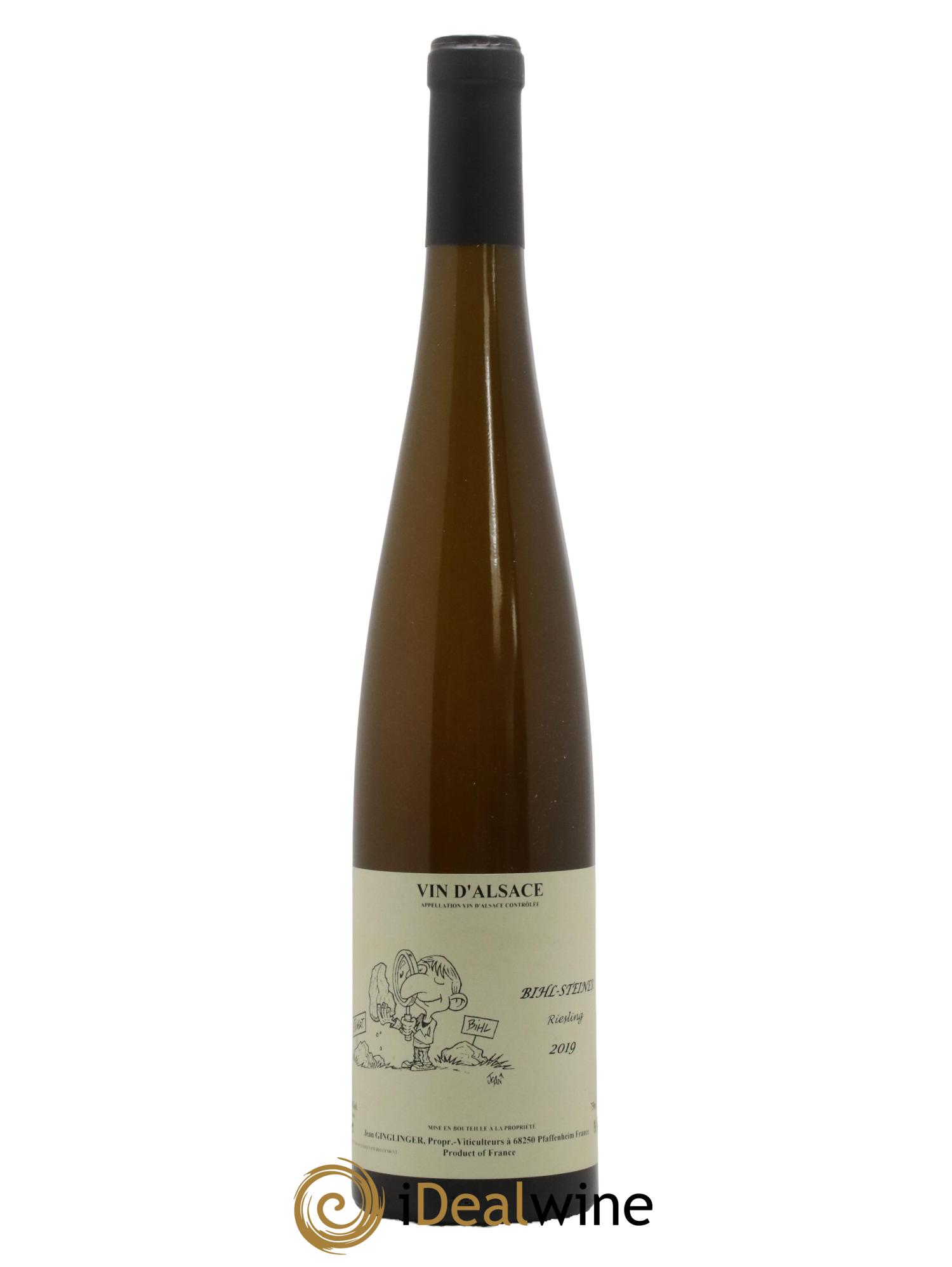Alsace Riesling Bihl-Steiner Jean Ginglinger 2019 - Lot de 1 bouteille - 0