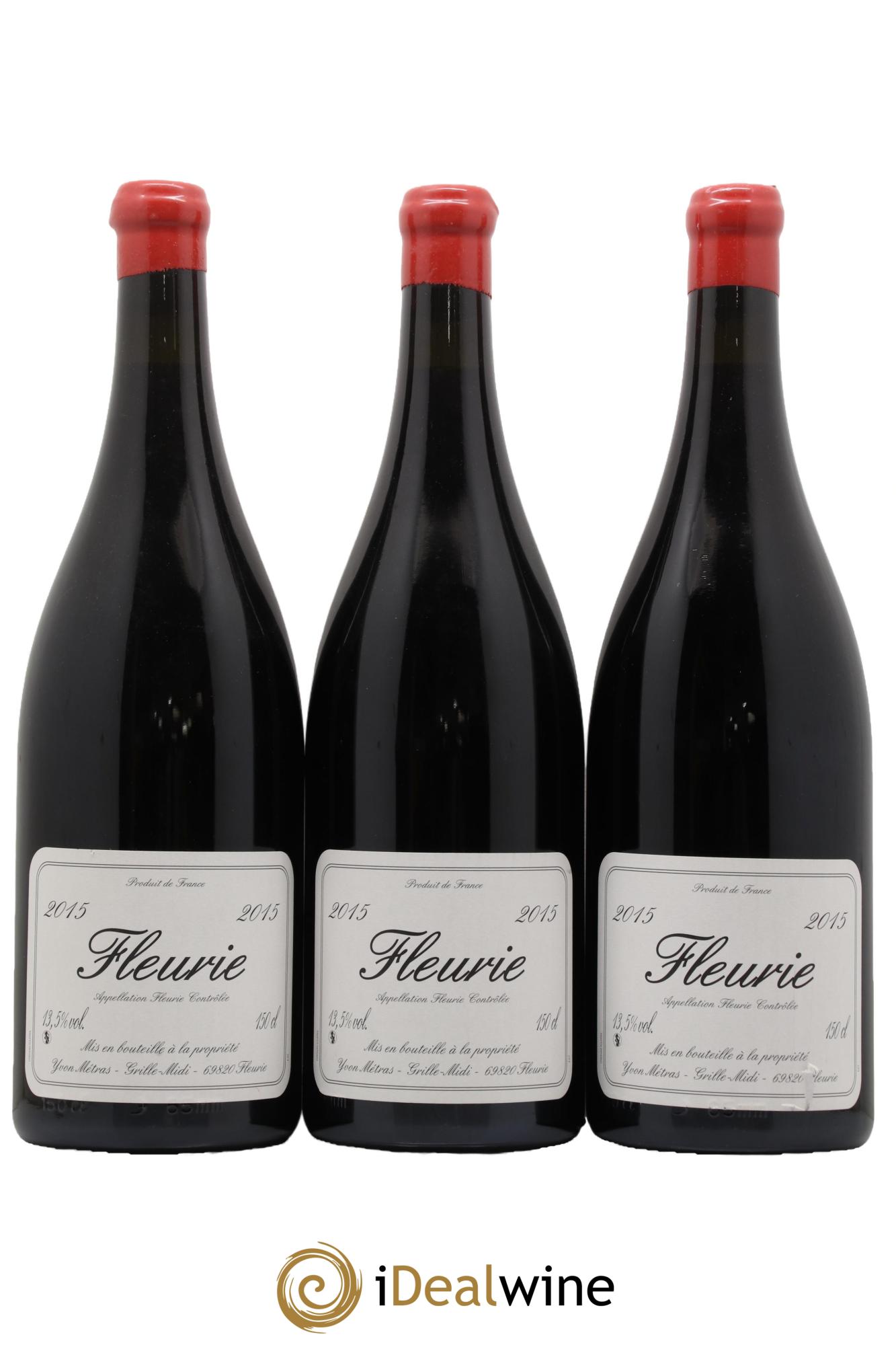 Fleurie Vieilles vignes Yvon Métras 2015 - Lot de 3 magnums - 0
