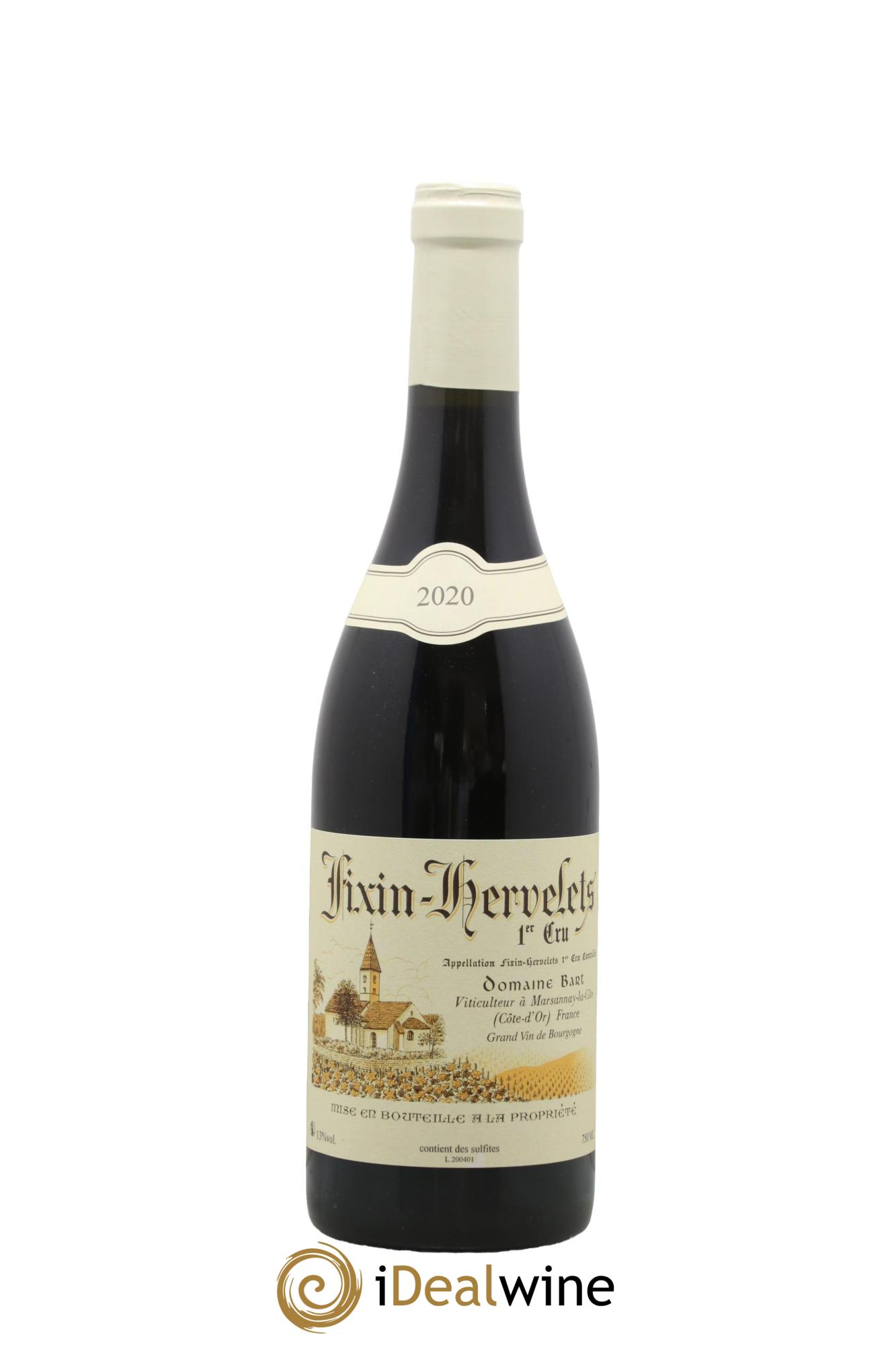 Fixin 1er Cru Hervelets Bart (Domaine) 2020 - Lotto di 1 bottiglia - 0