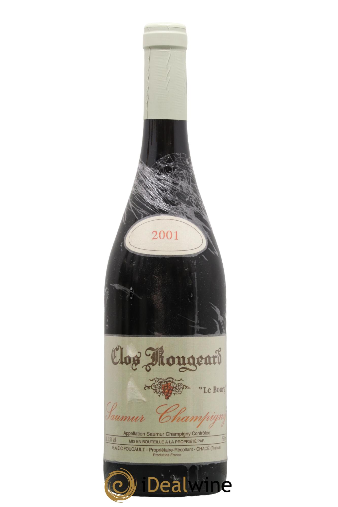 Saumur-Champigny Le Bourg Clos Rougeard 2001 - Lot de 1 bouteille - 0