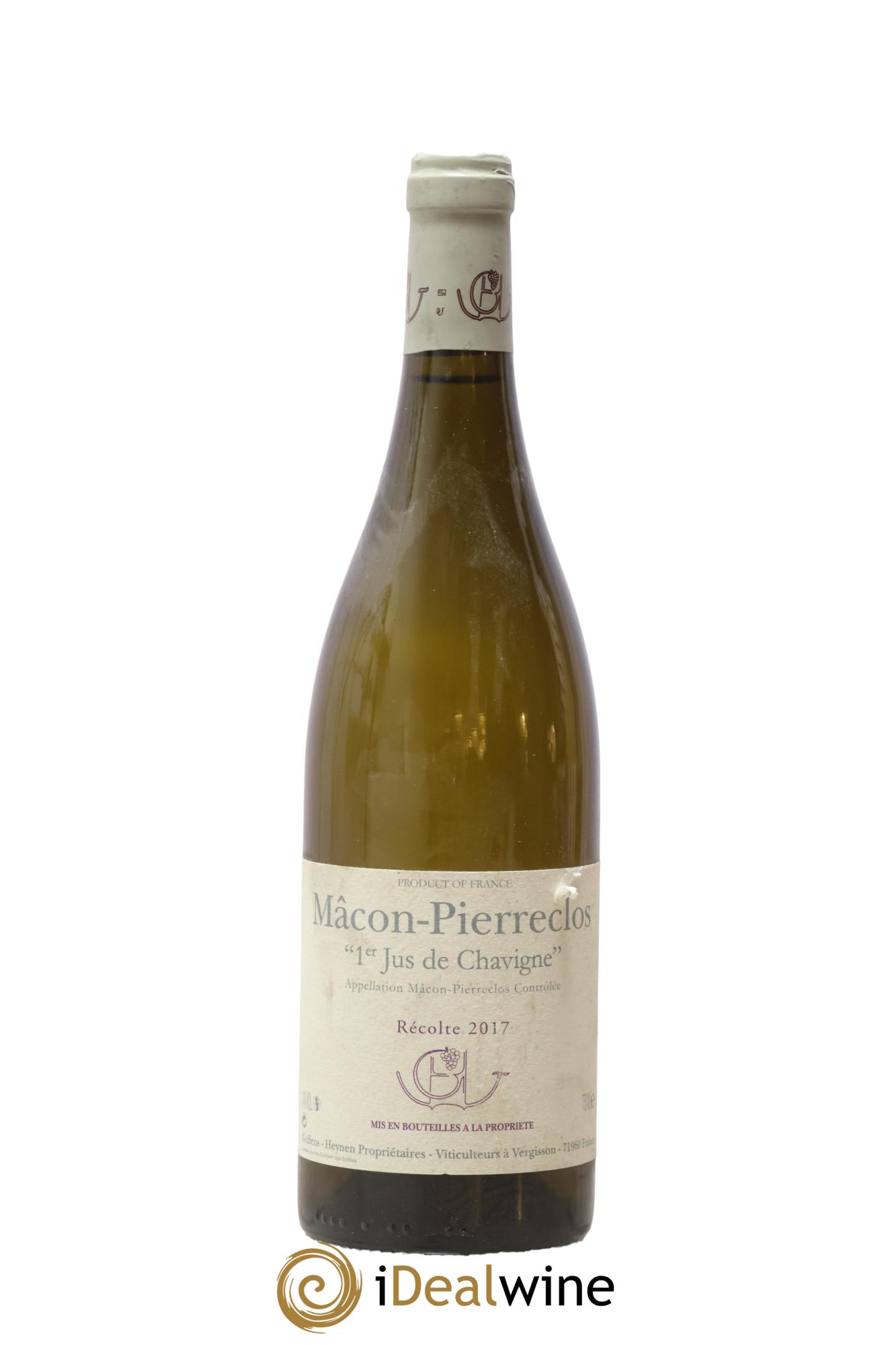 Mâcon Pierreclos 1er Jus de Chavigne Guffens-Heynen 2017 - Lot of 1 bottle - 0