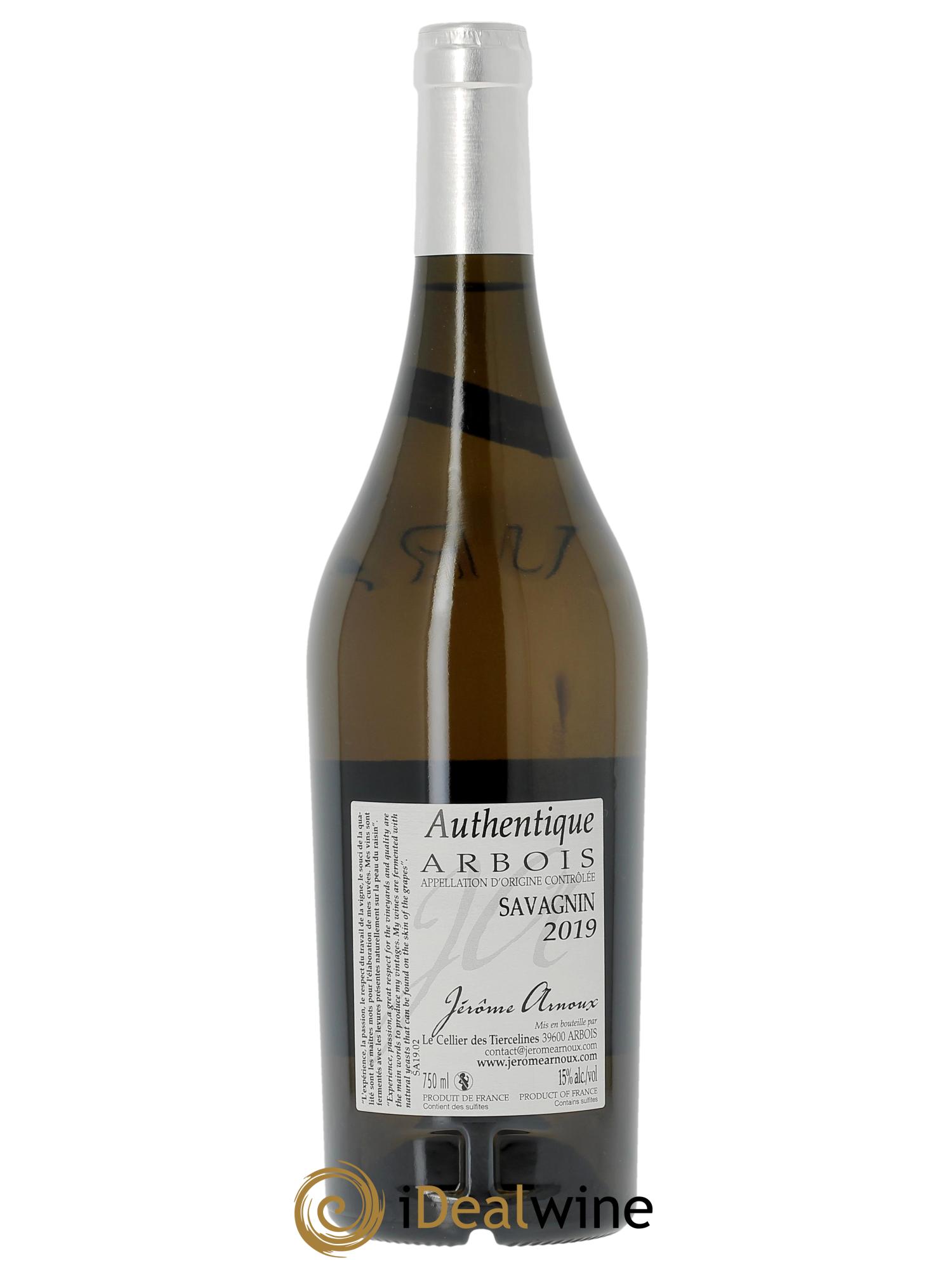 Arbois Authentique Jérôme Arnoux 2019 - Lotto di 1 bottiglia - 1