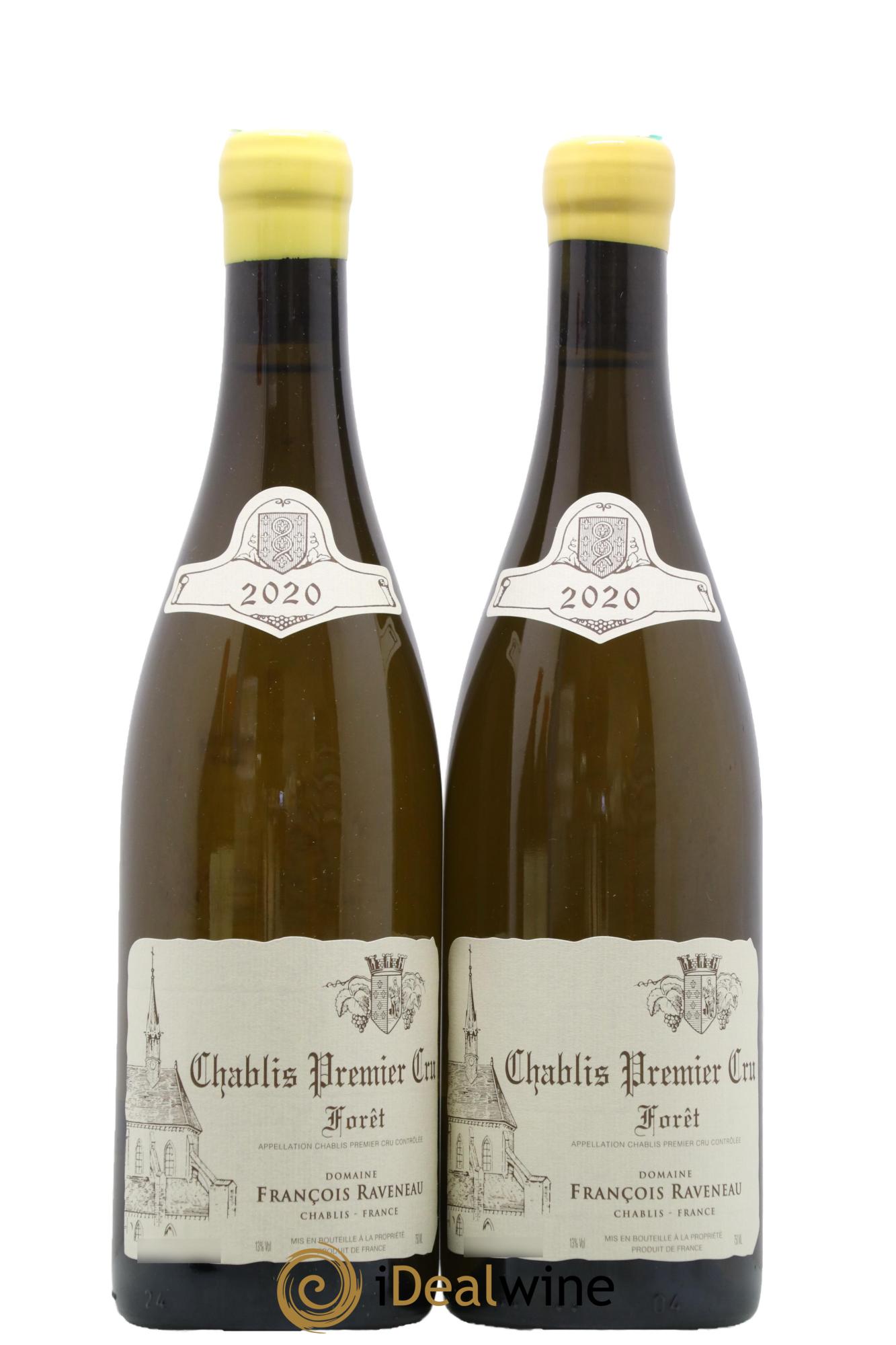 Chablis 1er Cru Forêt Raveneau (Domaine) 2020 - Lotto di 2 bottiglie - 0