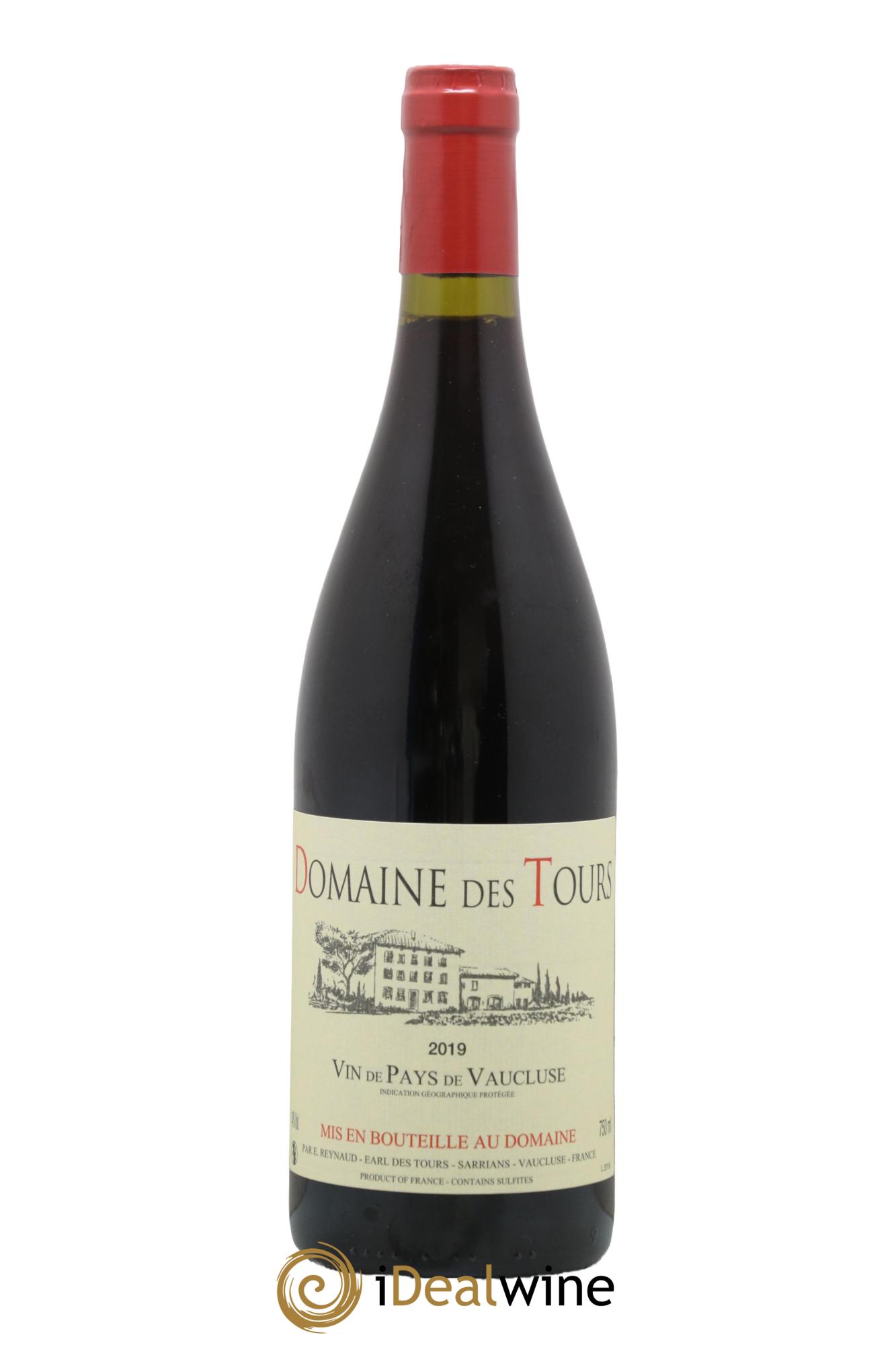Vaucluse (Vin de Pays de Vaucluse) Domaine des Tours Emmanuel Reynaud 2019 - Lot de 1 bouteille - 0