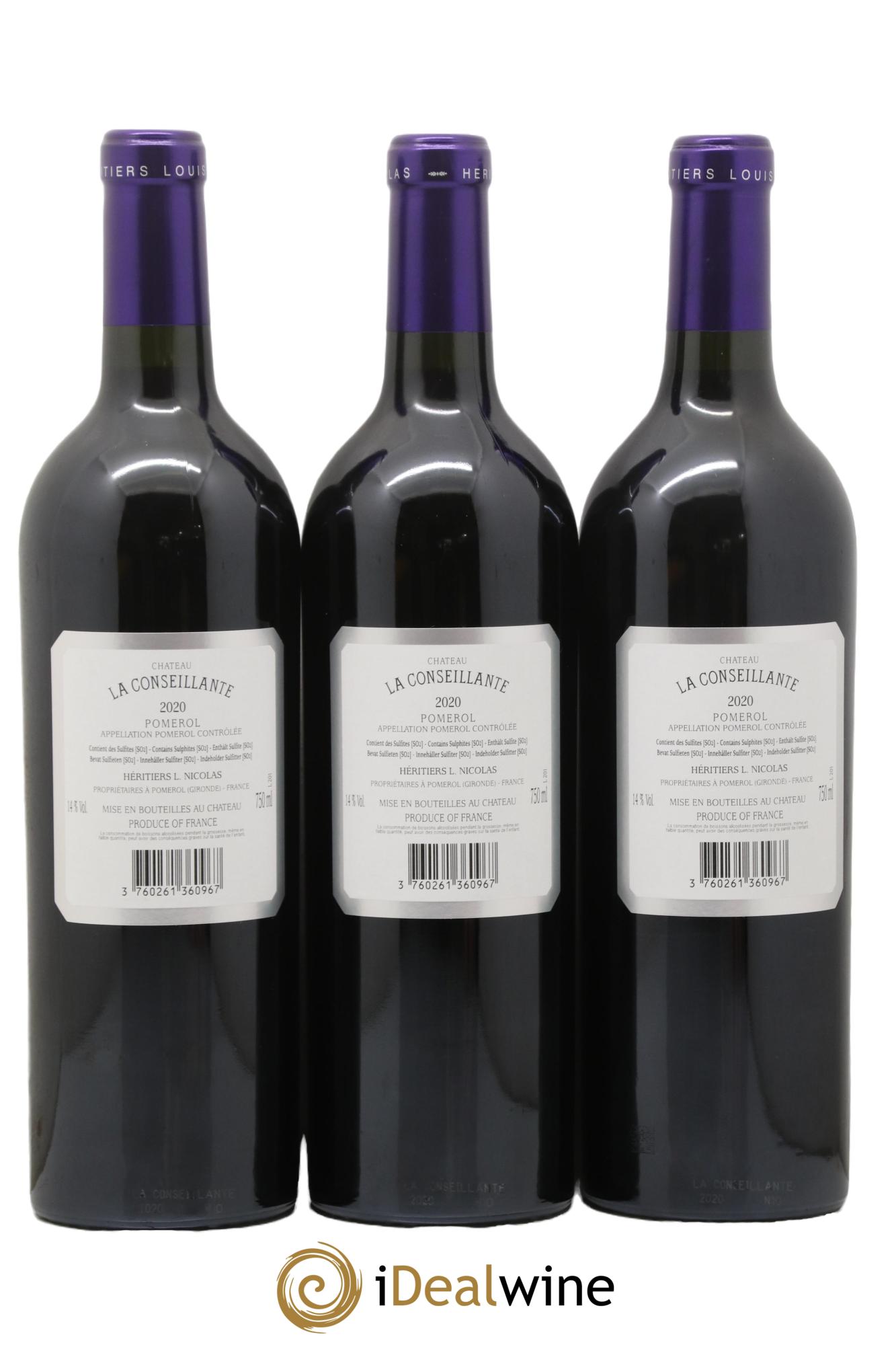 Château la Conseillante 2020 - Posten von 6 Flaschen - 4