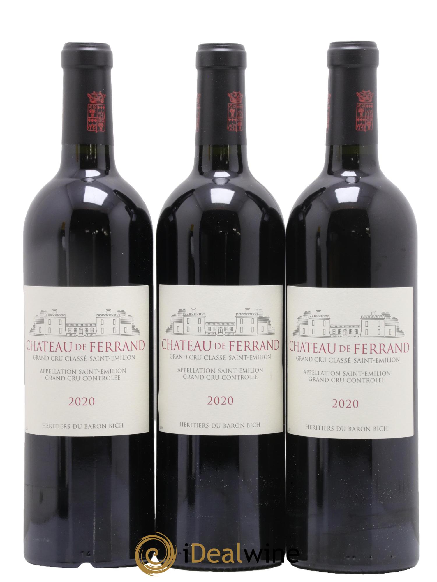 Château de Ferrand Grand Cru Classé 2020 - Posten von 6 Flaschen - 1