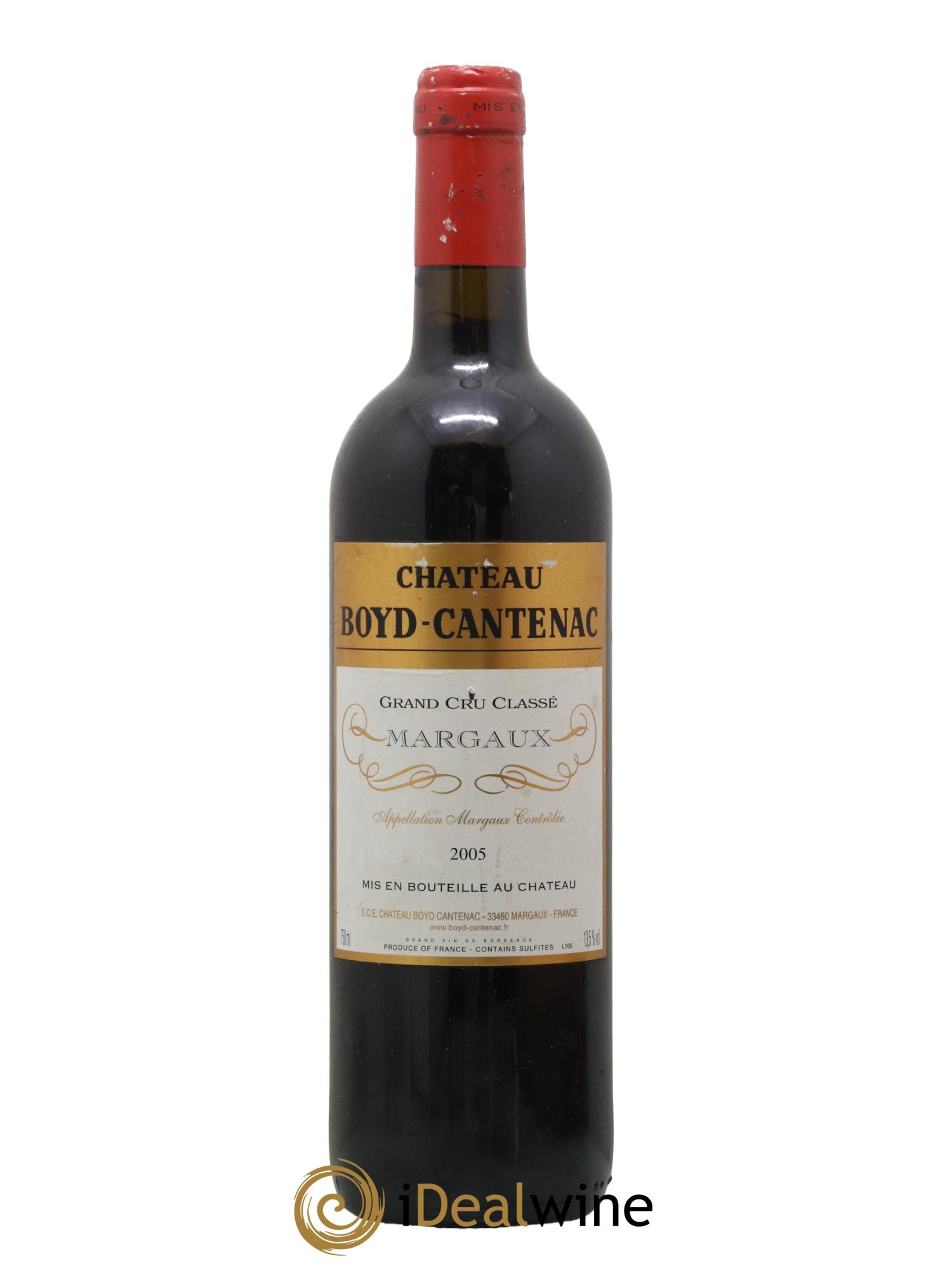 Château Boyd Cantenac 3ème Grand Cru Classé 2005 - Lot de 1 bouteille - 0