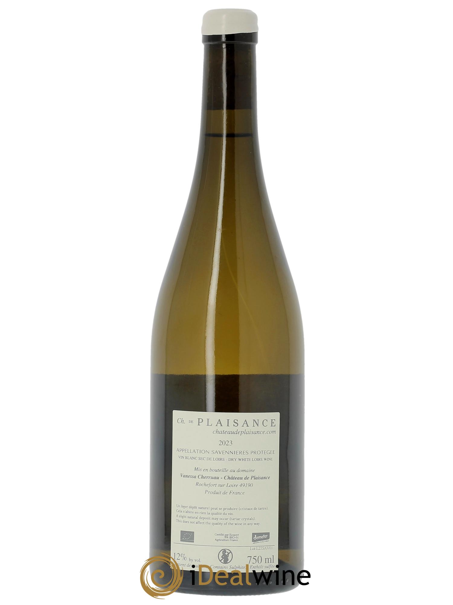 Savennières Château de Plaisance  2023 - Lot of 1 bottle - 1