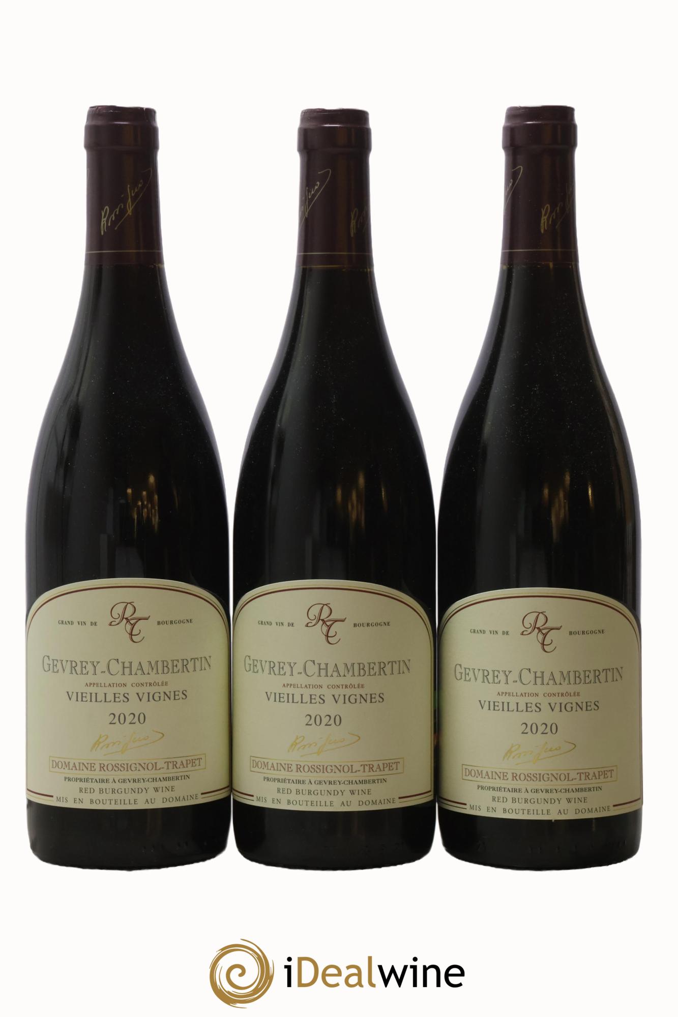 Gevrey-Chambertin Vieilles vignes Rossignol-Trapet (Domaine) 2020 - Lot de 3 bouteilles - 0