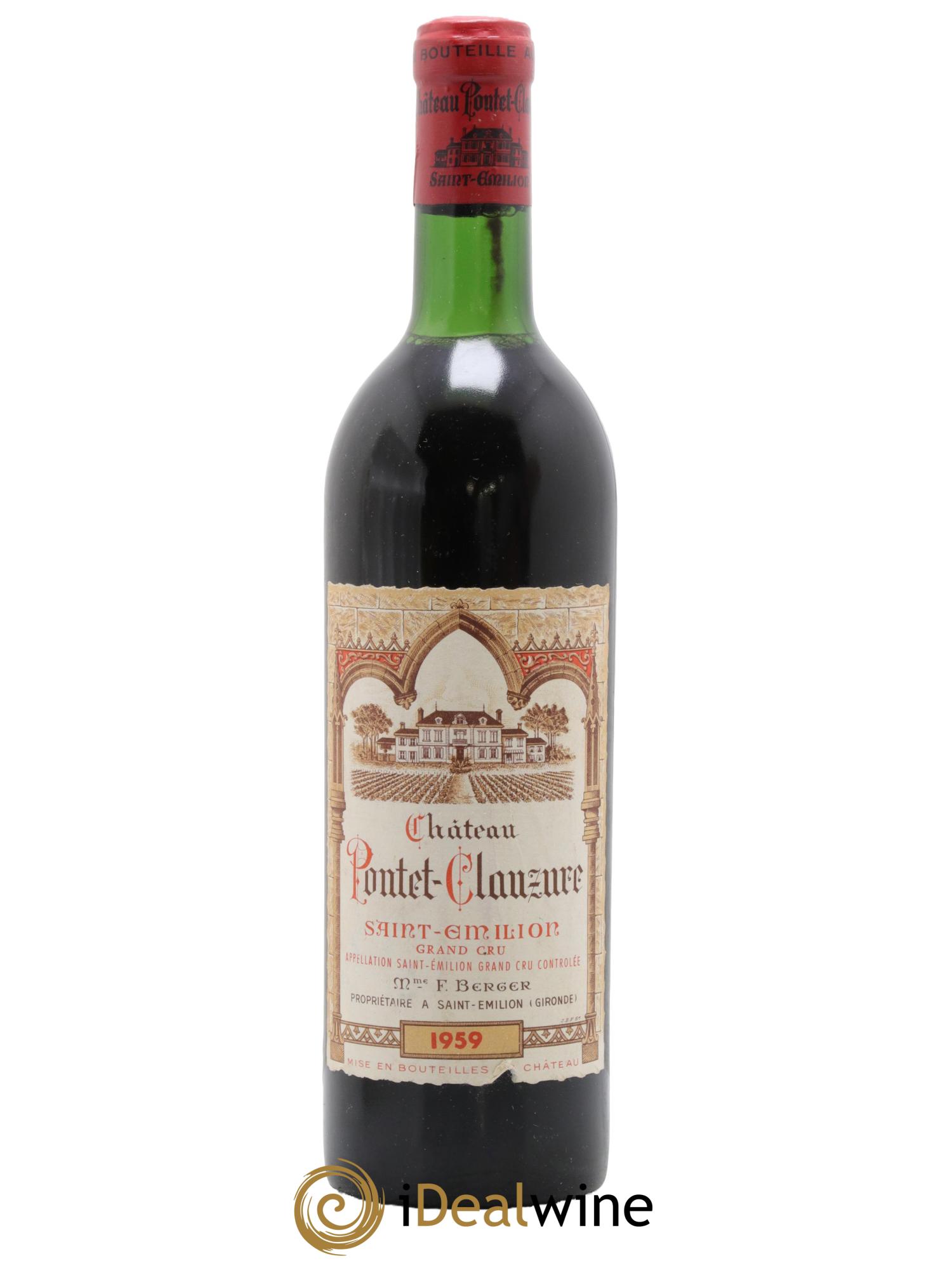 Château Pontet Clauzure 1959 - Lot of 1 bottle - 0