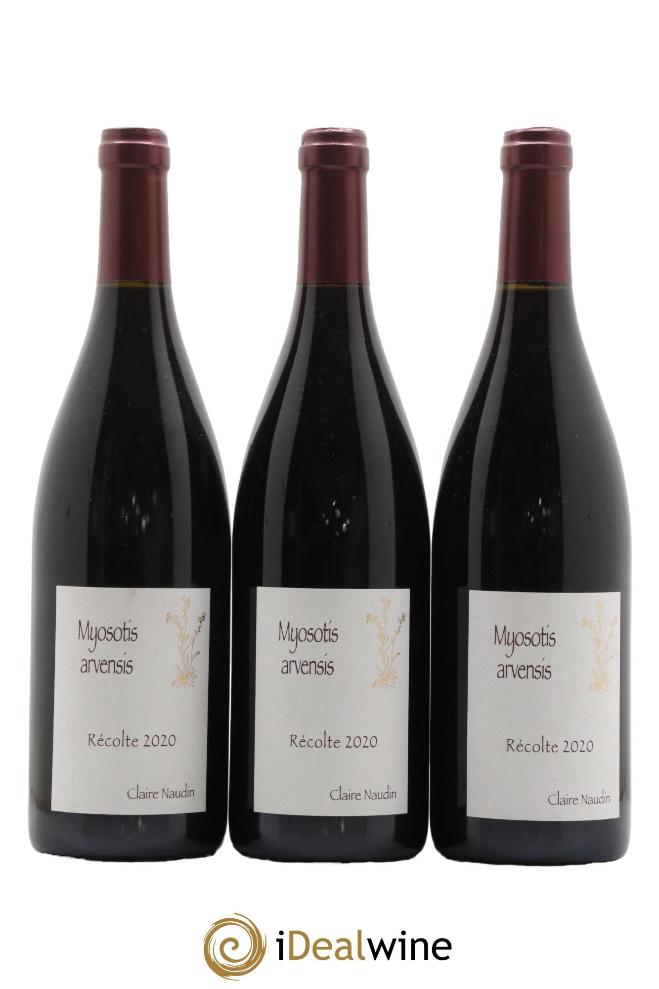 Hautes-Côtes de Nuits Claire Naudin Myosotis Arvensis 2020 - Lot de 3 bouteilles - 0