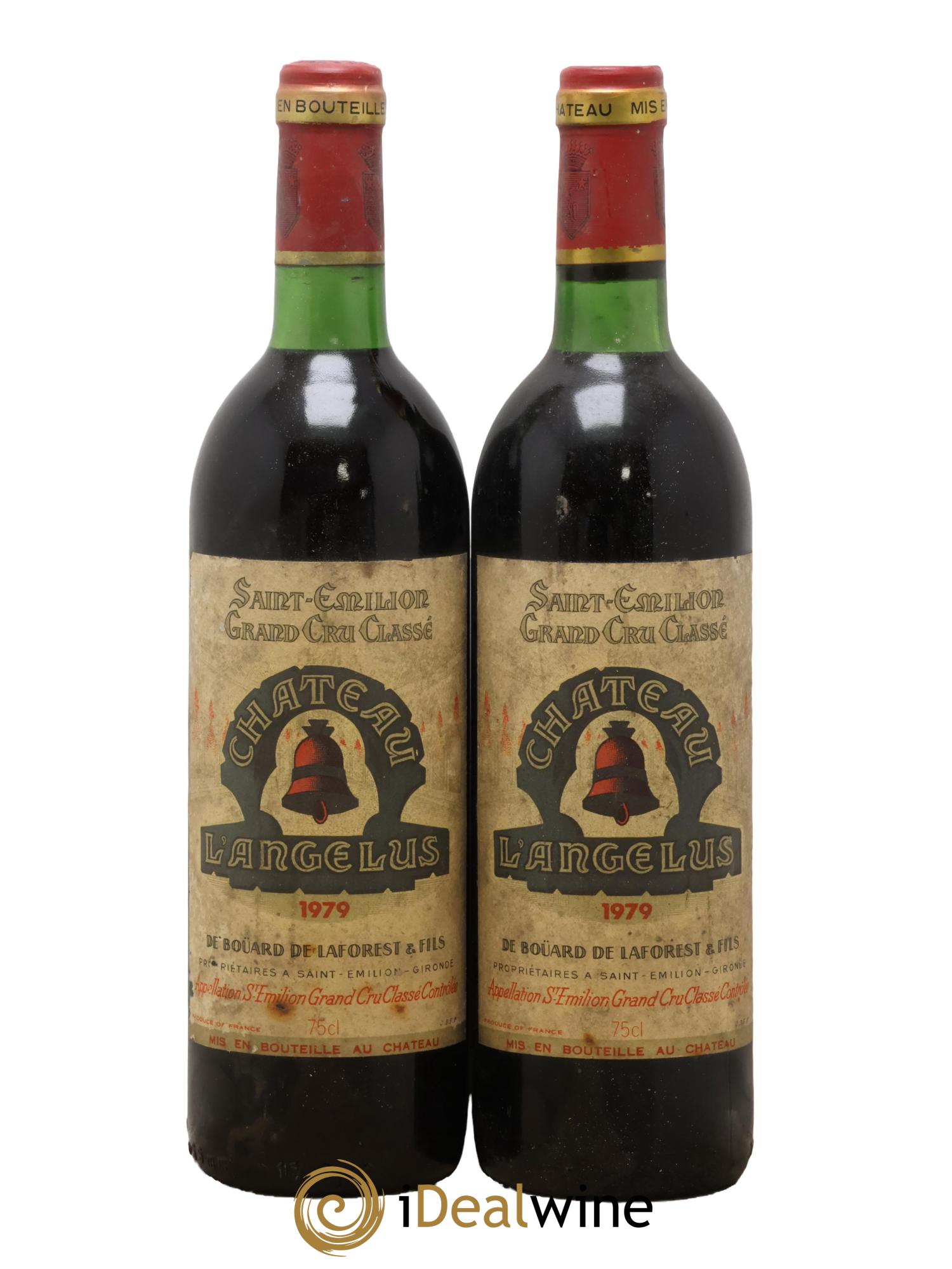 Château Angélus 1er Grand Cru Classé A 1979 - Lot of 2 bottles - 0