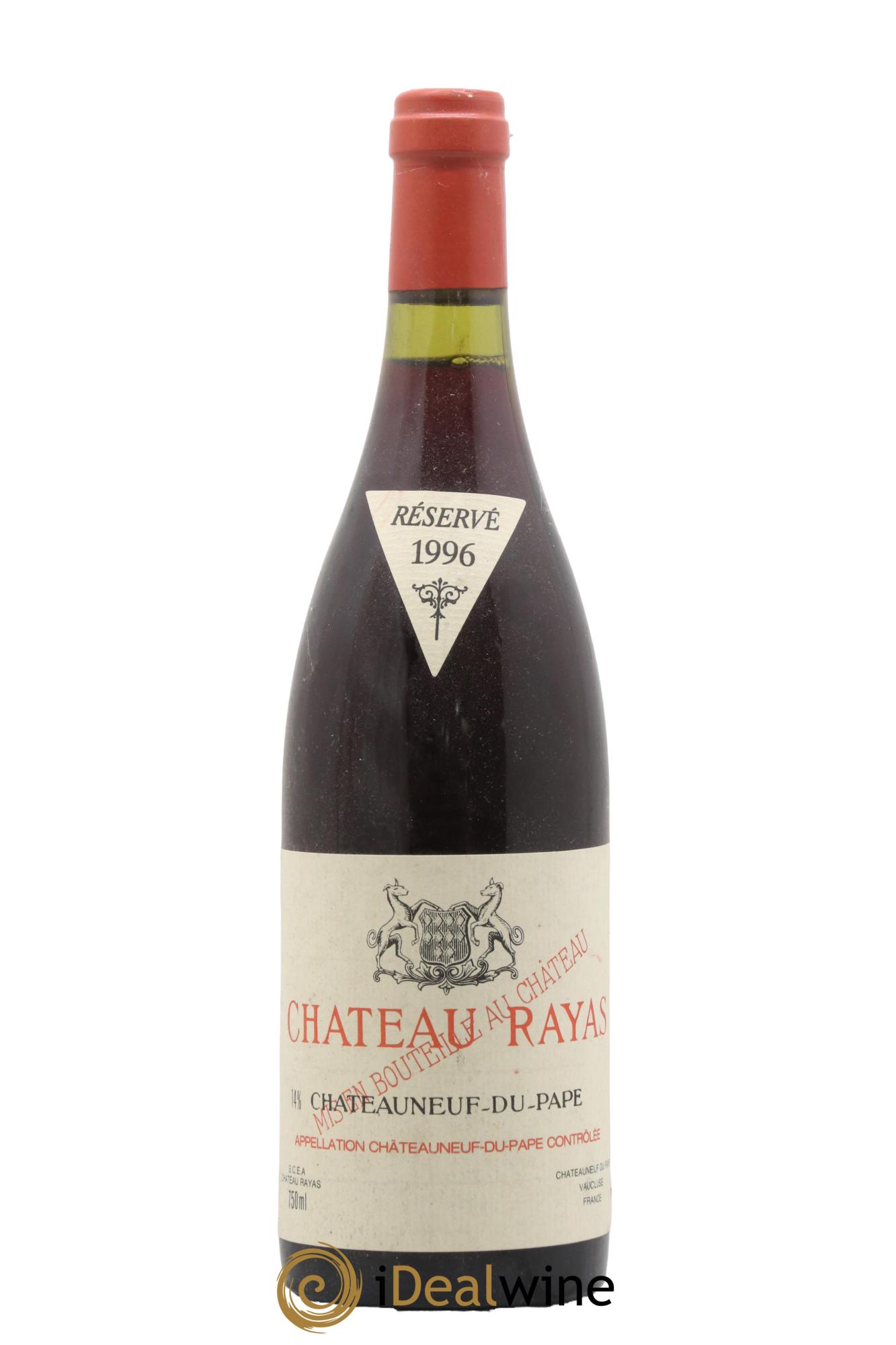Châteauneuf-du-Pape Château Rayas Emmanuel Reynaud 1996 - Posten von 1 Flasche - 0