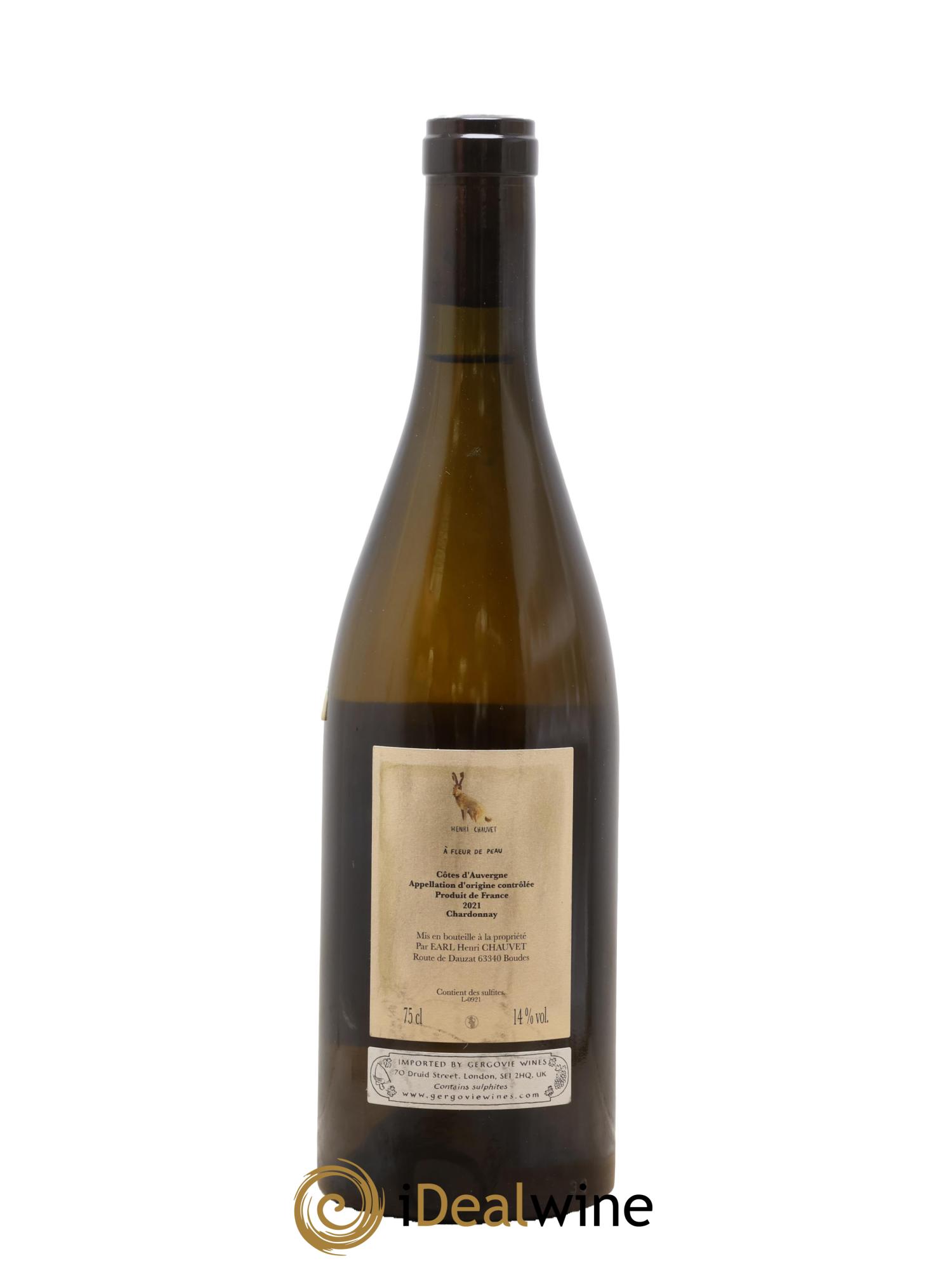 Côtes d'Auvergne à Fleur de Peau Henri Chauvet 2021 - Lot de 1 bouteille - 1