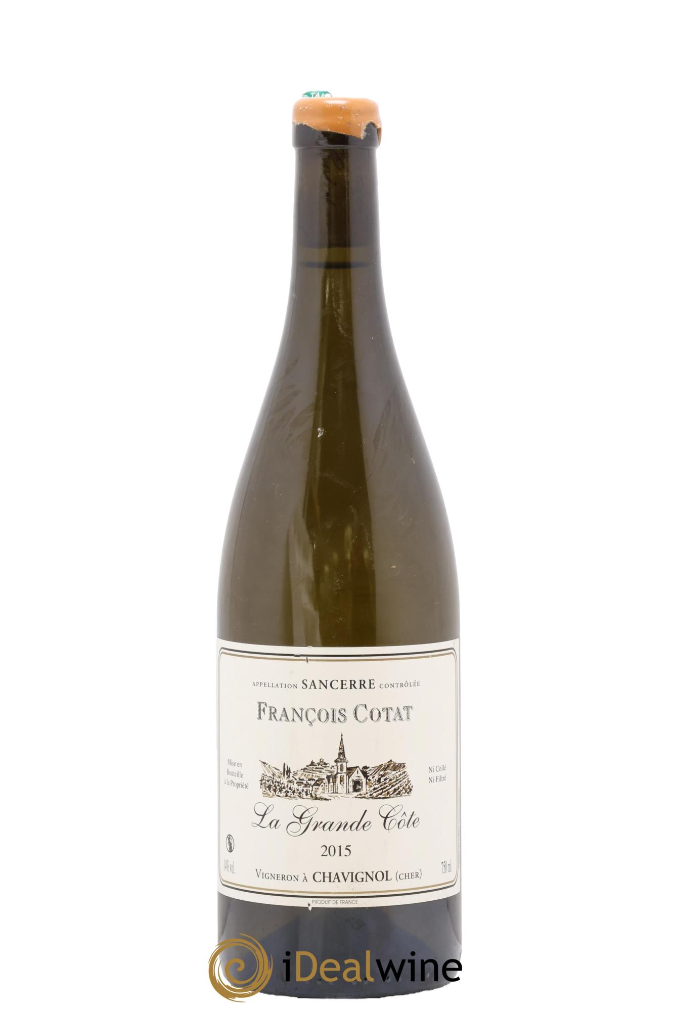 Sancerre La Grande Côte François Cotat 2015 - Lot de 1 bouteille - 0