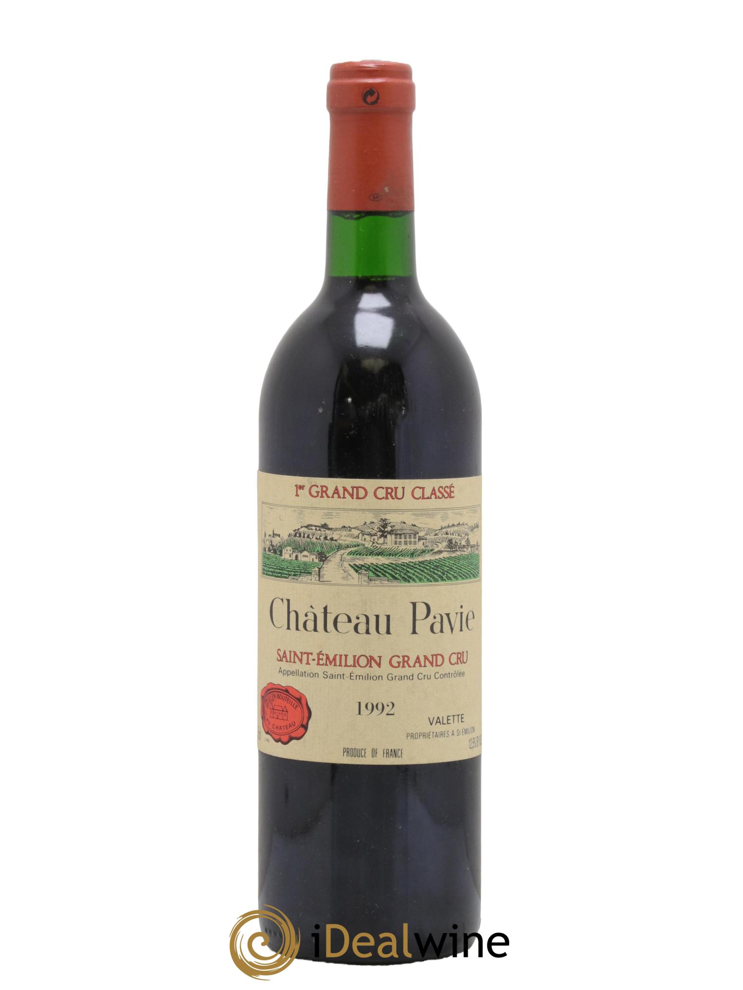 Château Pavie 1er Grand Cru Classé A 1992 - Lotto di 1 bottiglia - 0
