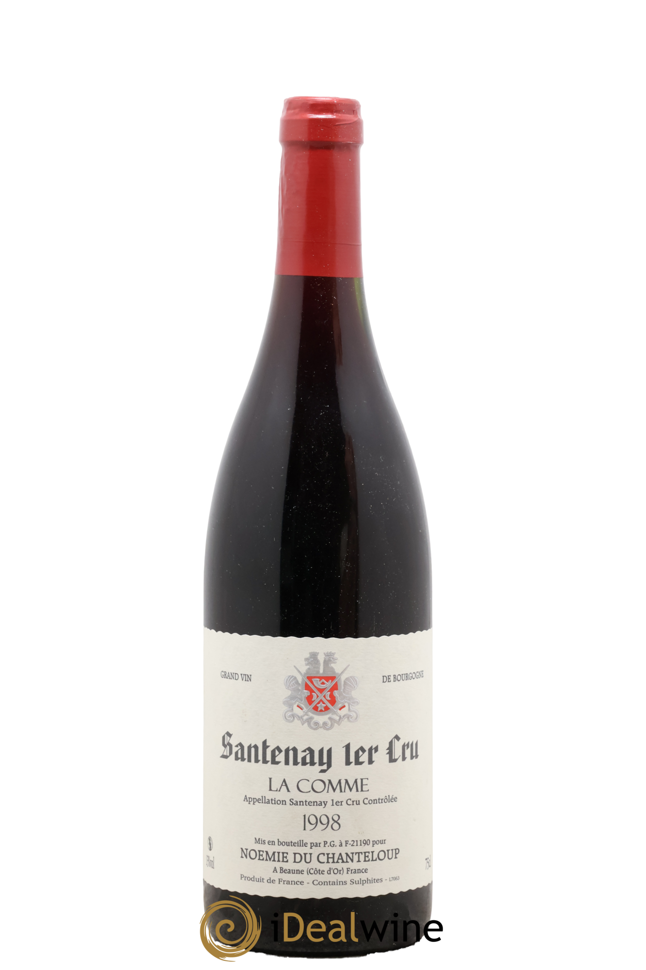 Santenay 1er Cru La Comme Domaine Noémie du Chanteloup 1998 - Lot de 1 bouteille - 0