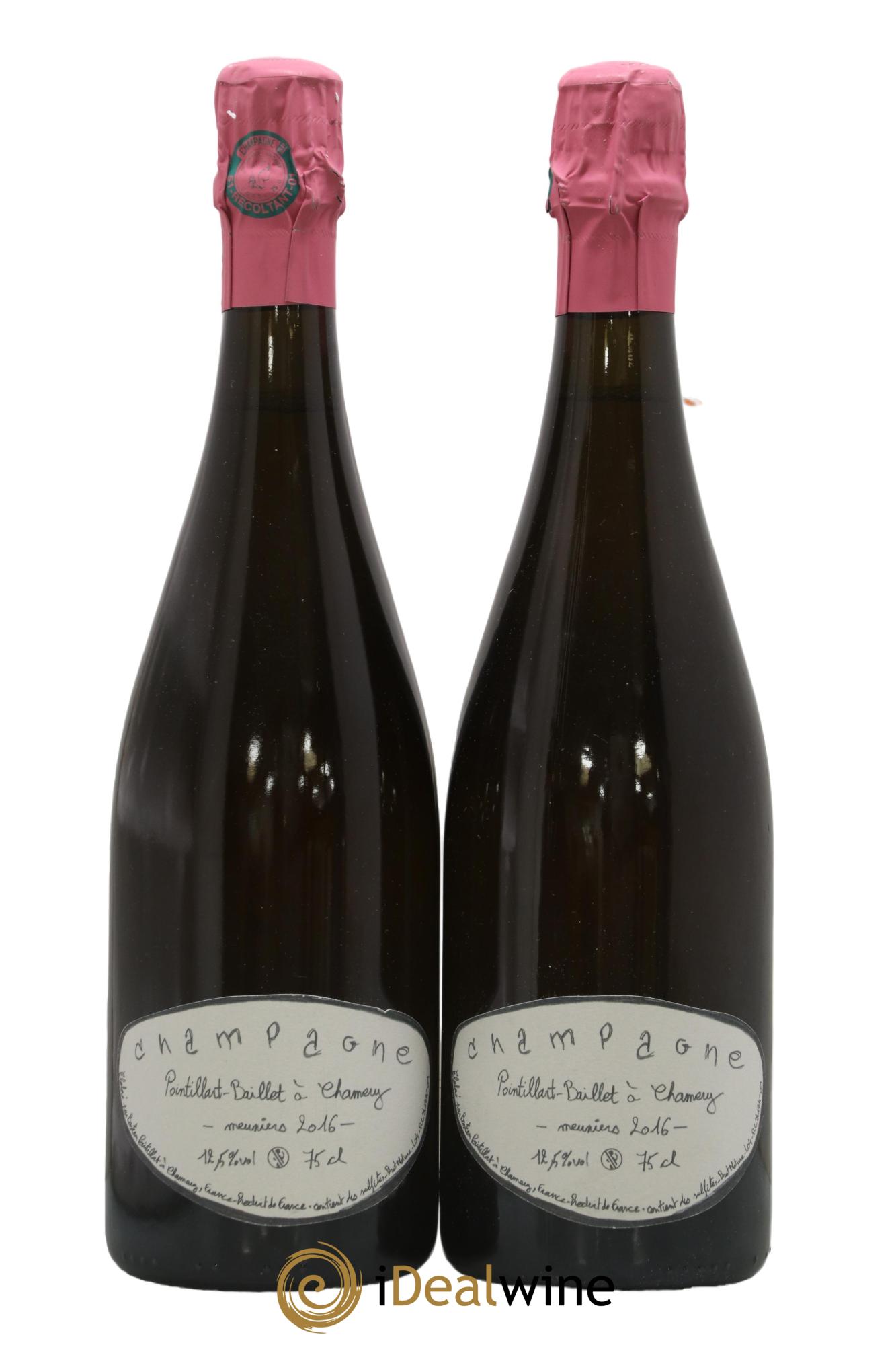Meuniers Pontillart-Baillet - Bastien Pontillart 2016 - Lot de 2 bouteilles - 0
