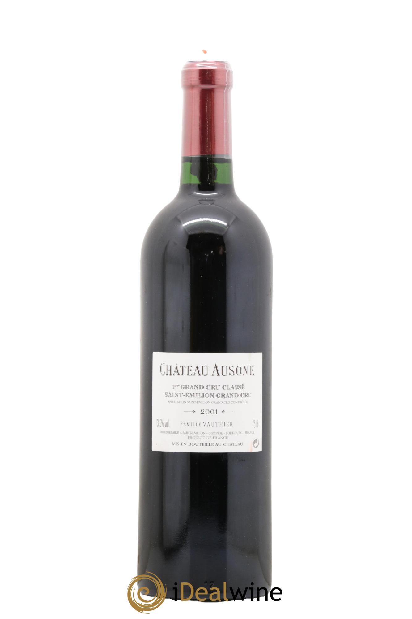 Château Ausone 1er Grand Cru Classé A 2001 - Lot de 1 bouteille - 1