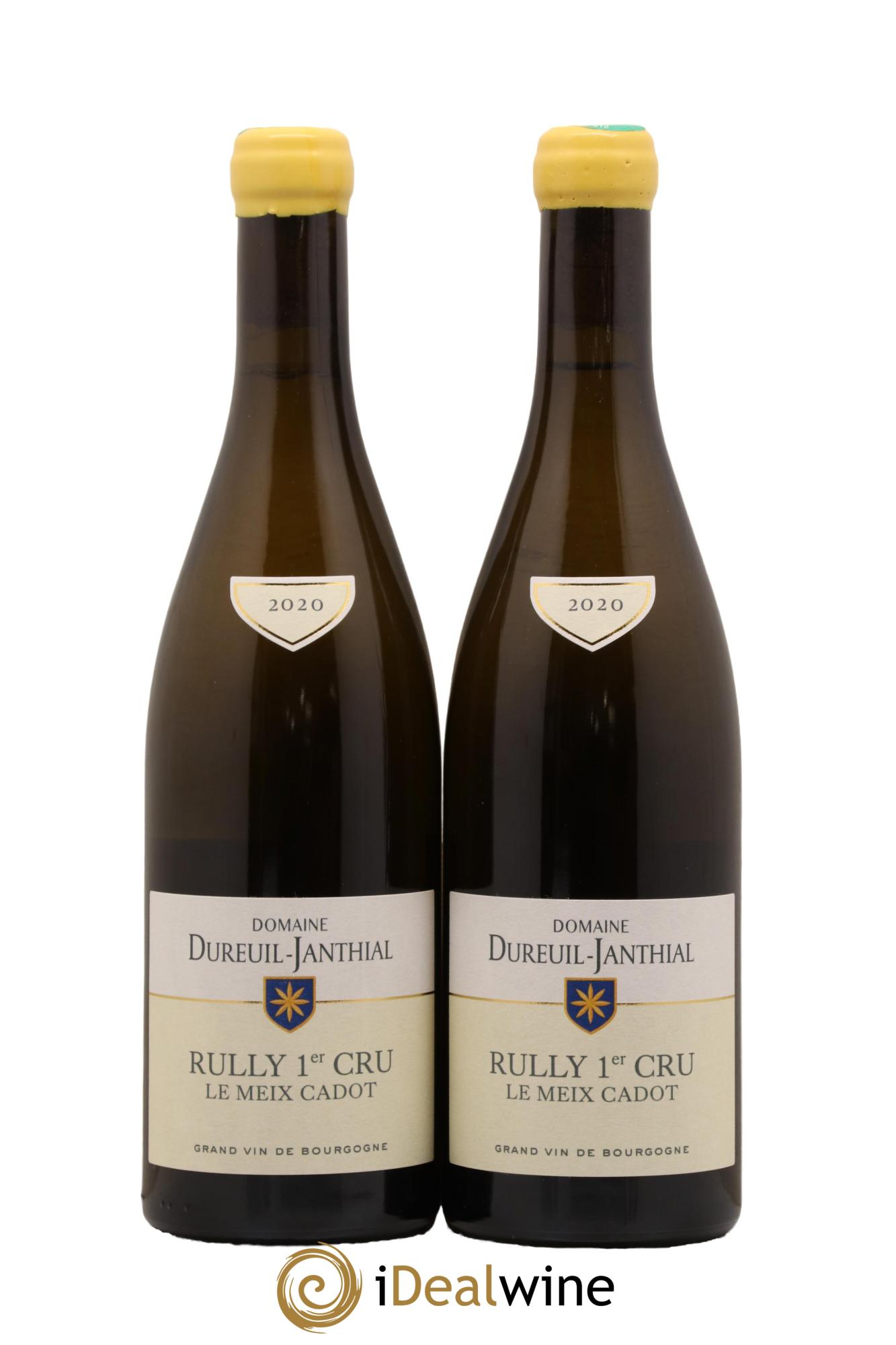 Rully 1er Cru Le Meix Cadot Vincent Dureuil-Janthial 2020 - Lot de 2 bouteilles - 0