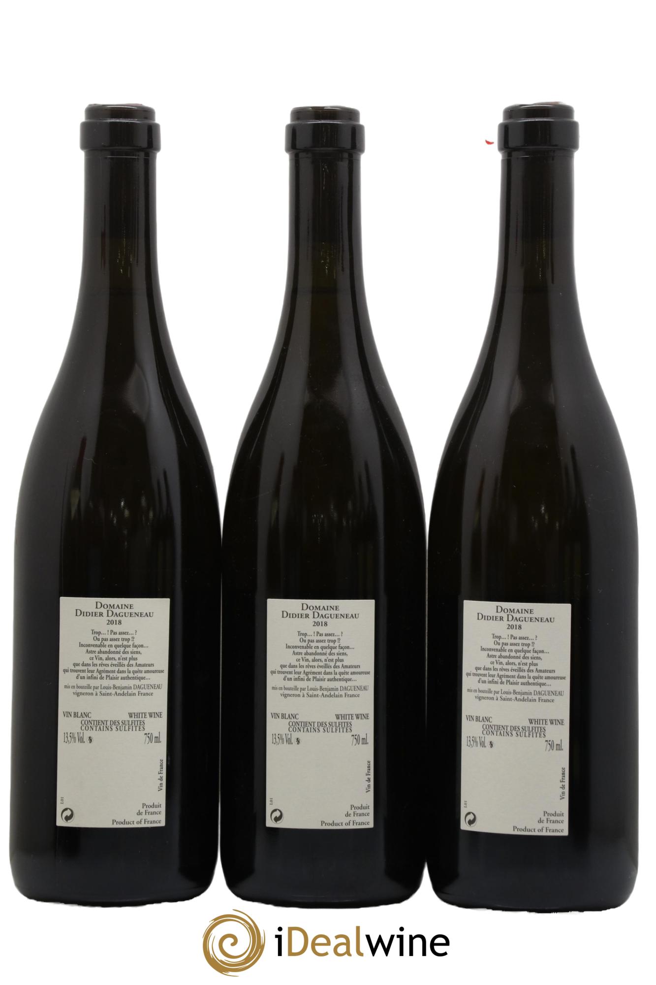 Pouilly-Fumé Buisson Renard Dagueneau (Domaine Didier - Louis-Benjamin)  2018 - Lot de 3 bouteilles - 1