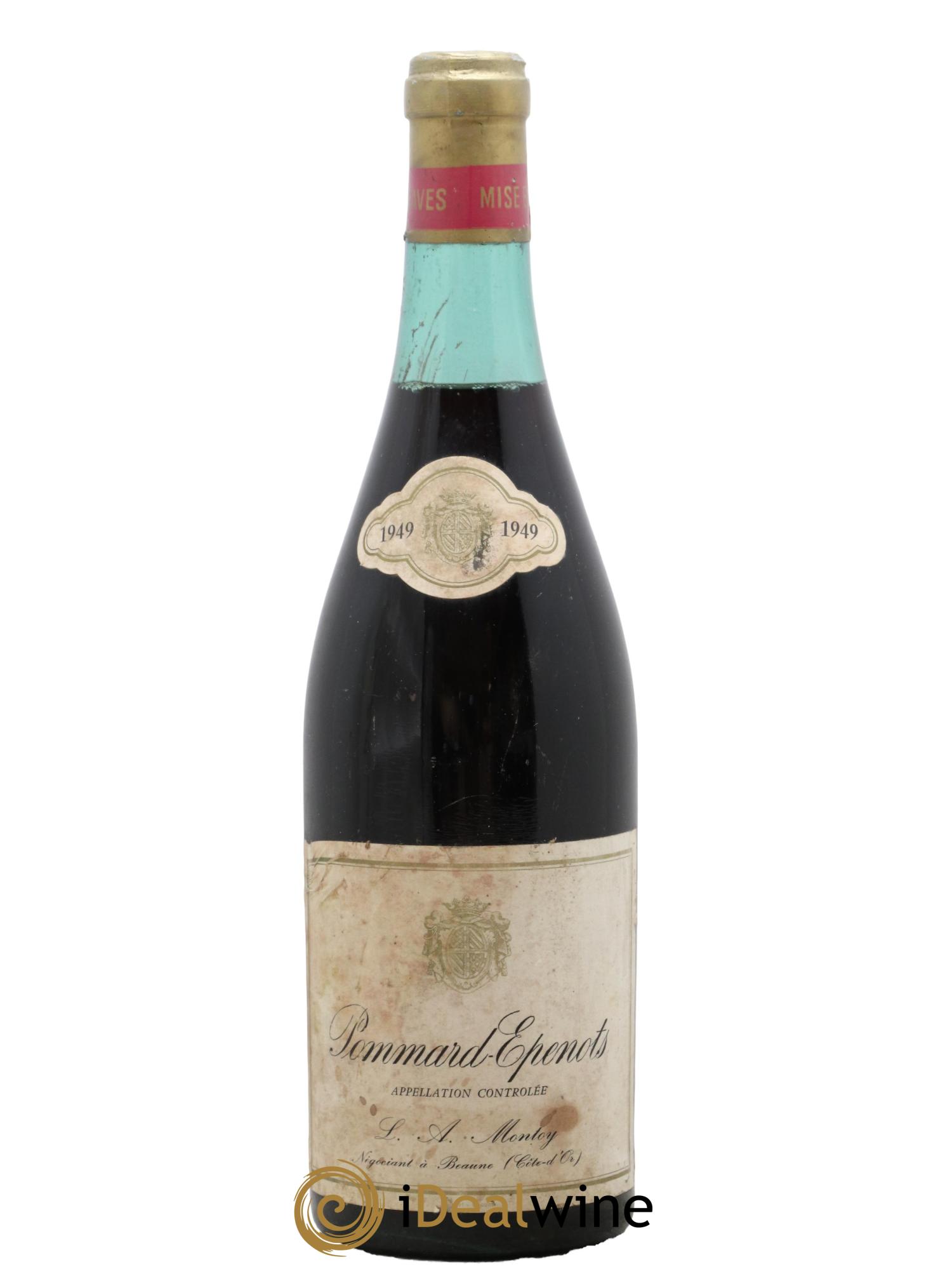 Pommard Epenots Domaine Montoy 1949 - Lot de 1 bouteille - 0
