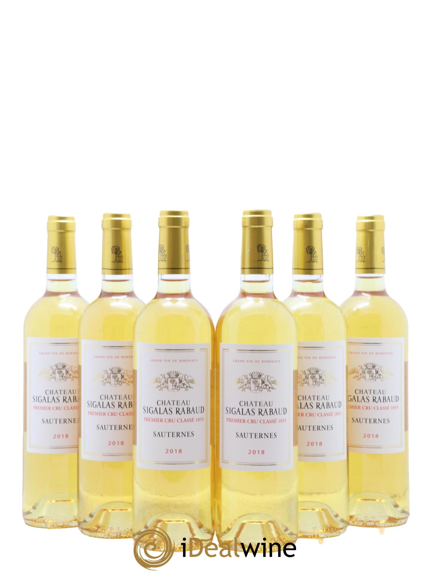 Château Sigalas Rabaud 1er Grand Cru Classé 2018 - Lotto di 6 bottiglie - 0