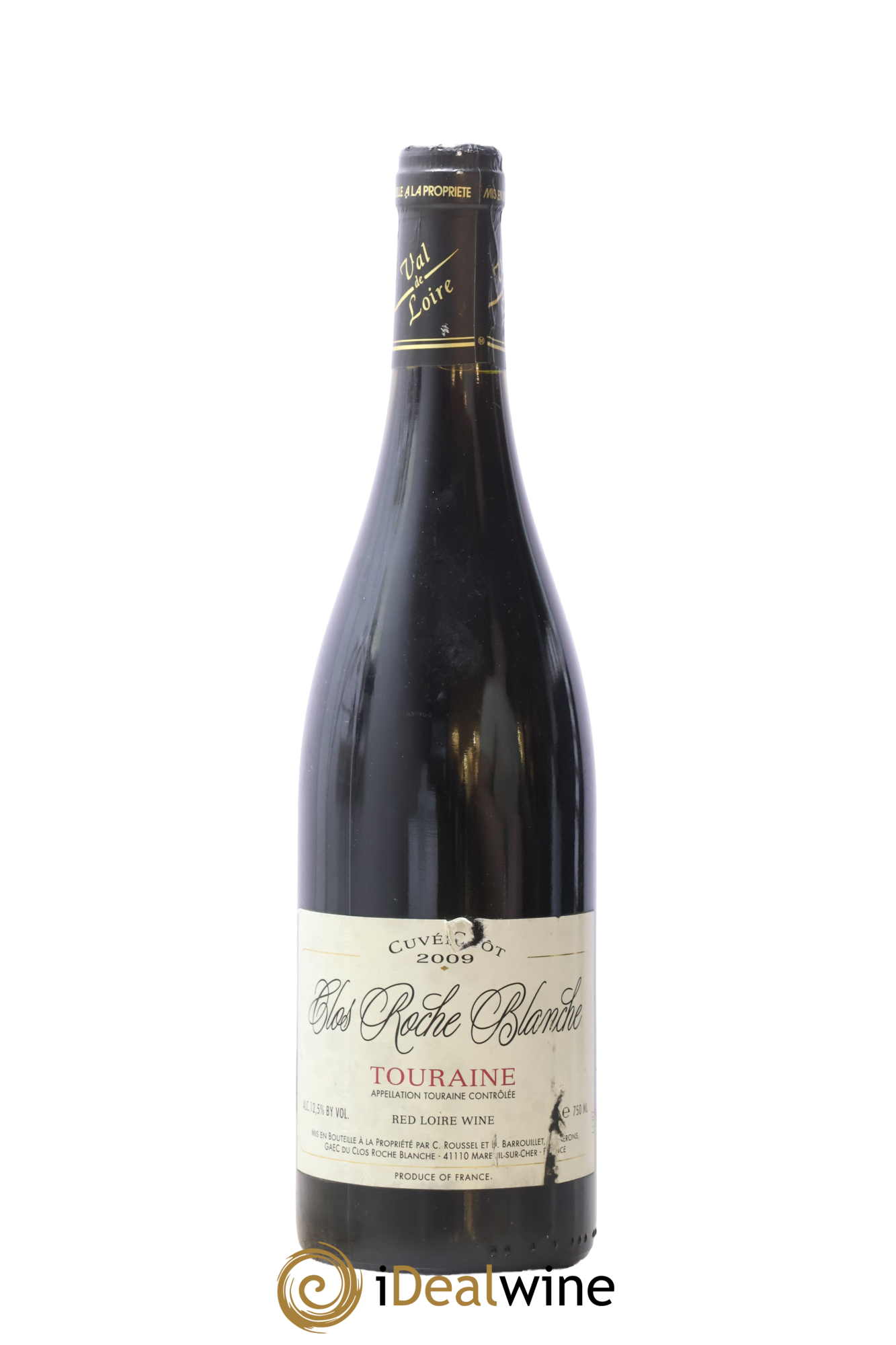 Touraine Côt Clos Roche Blanche (Domaine de) 2009 - Lot de 1 bouteille - 0