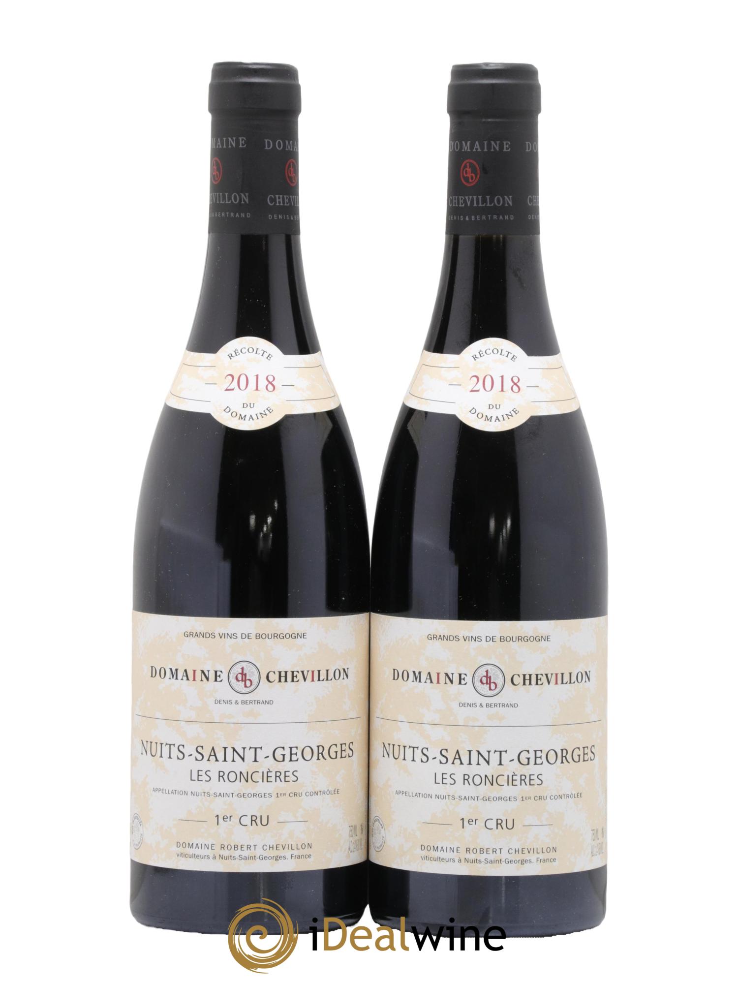Nuits-Saint-Georges 1er Cru Les Roncières Robert Chevillon 2018 - Lot de 2 bouteilles - 0