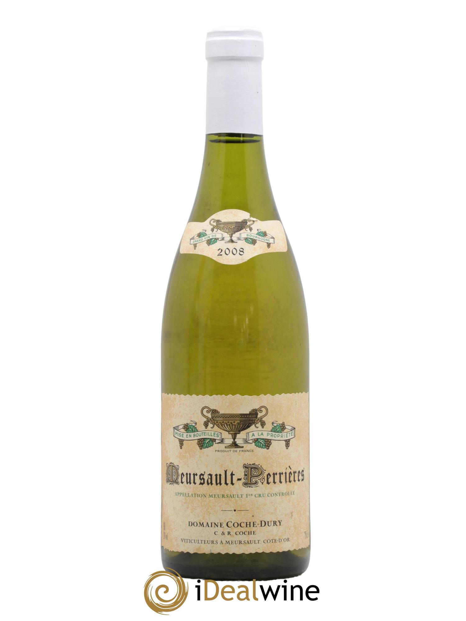 Meursault 1er Cru Perrières Coche Dury (Domaine) 2008 - Lot de 1 bouteille - 0