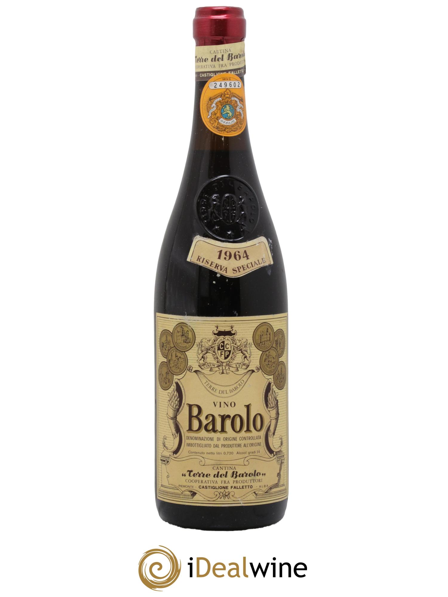 Barolo Riserva SpecialeTerre del Barolo 1964 - Posten von 1 Flasche - 0
