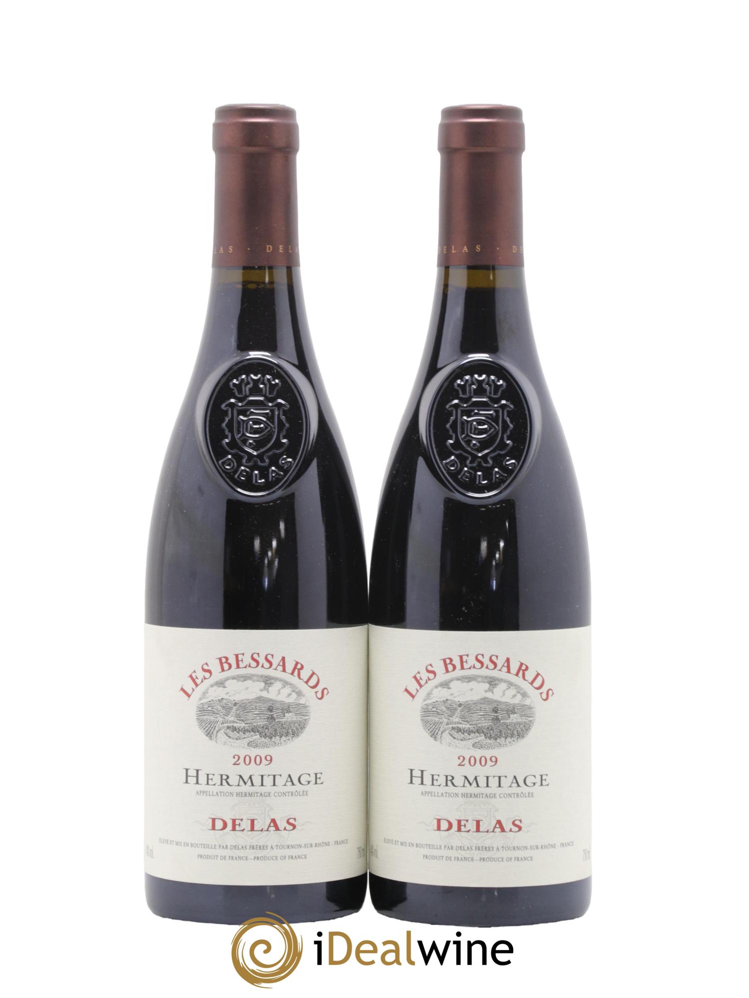 Hermitage Les Bessards Delas Frères 2009 - Lot de 2 bouteilles - 0