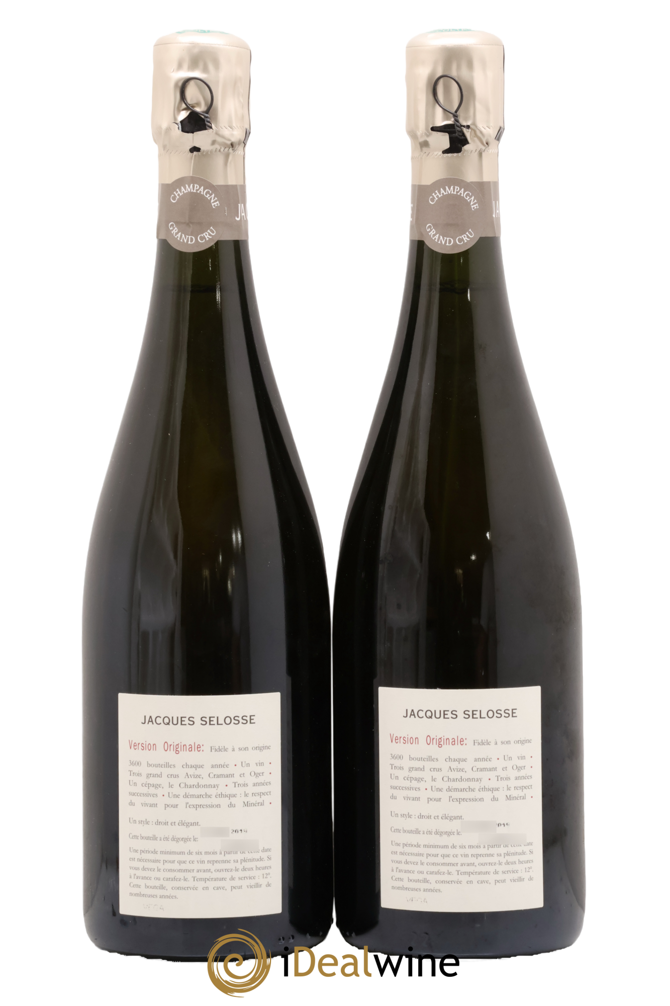 Version Originale Jacques Selosse - Lot de 2 bouteilles - 1
