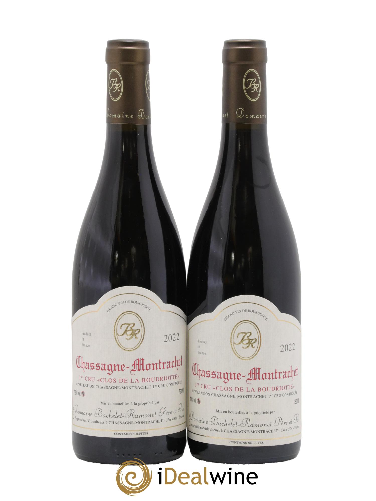 Chassagne-Montrachet 1er Cru Clos de la Boudriotte Bachelet-Ramonet (Domaine) 2022 - Lot of 2 bottles - 0