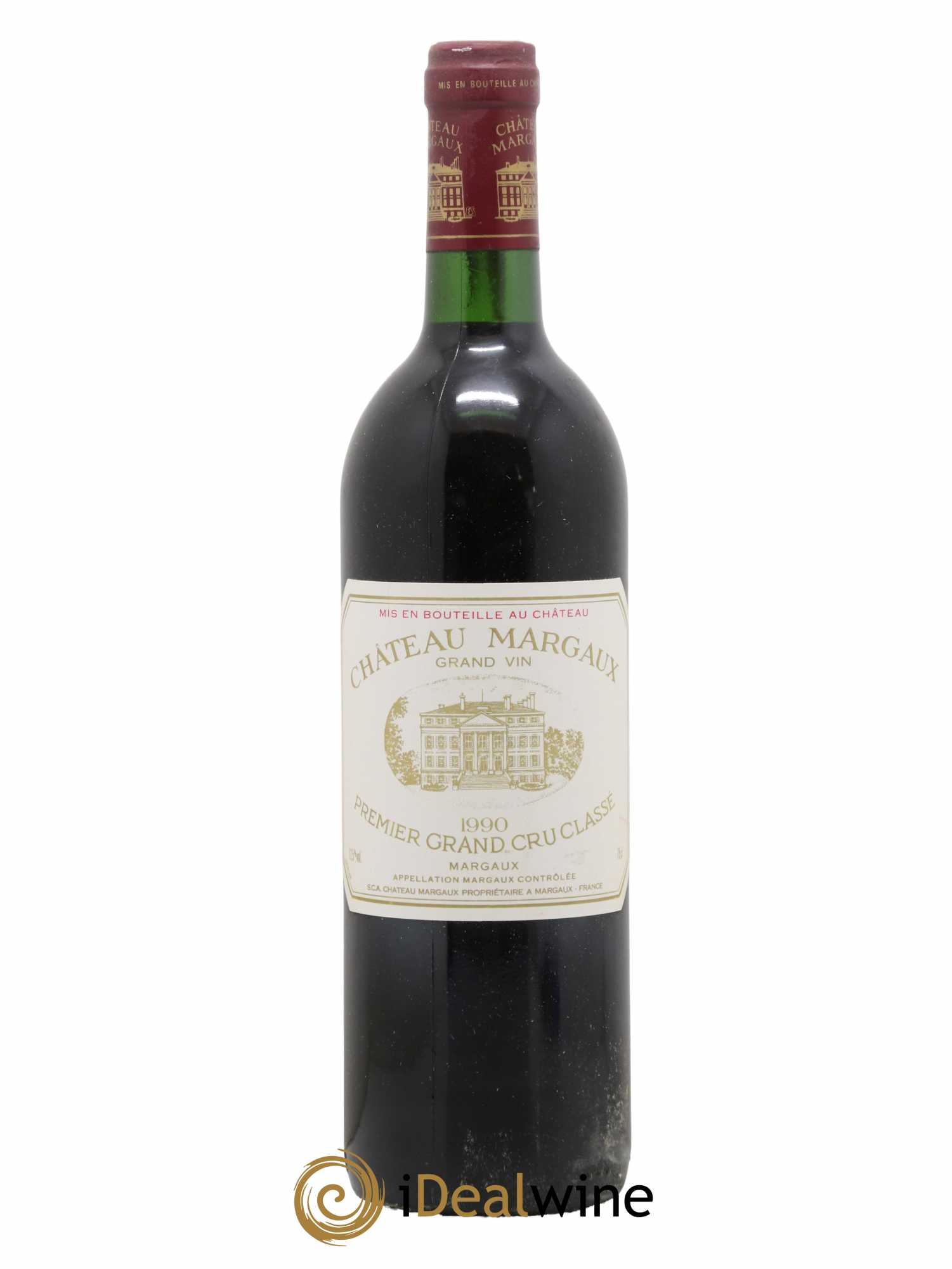 Château Margaux 1er Grand Cru Classé 1990 - Lot de 1 bouteille - 0