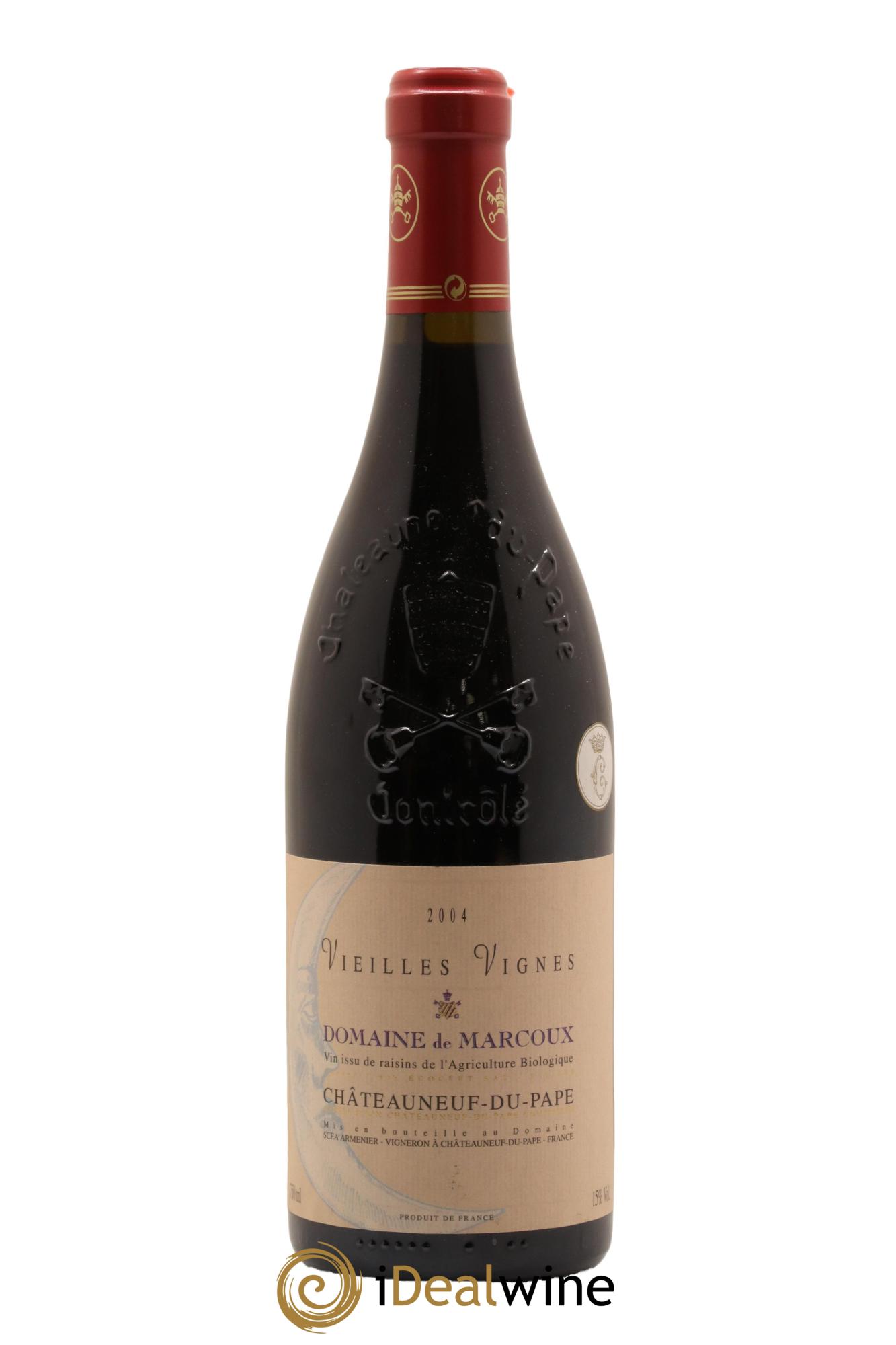 Châteauneuf-du-Pape Vieilles Vignes Marcoux (Domaine de) 2004 - Lot de 1 bouteille - 0