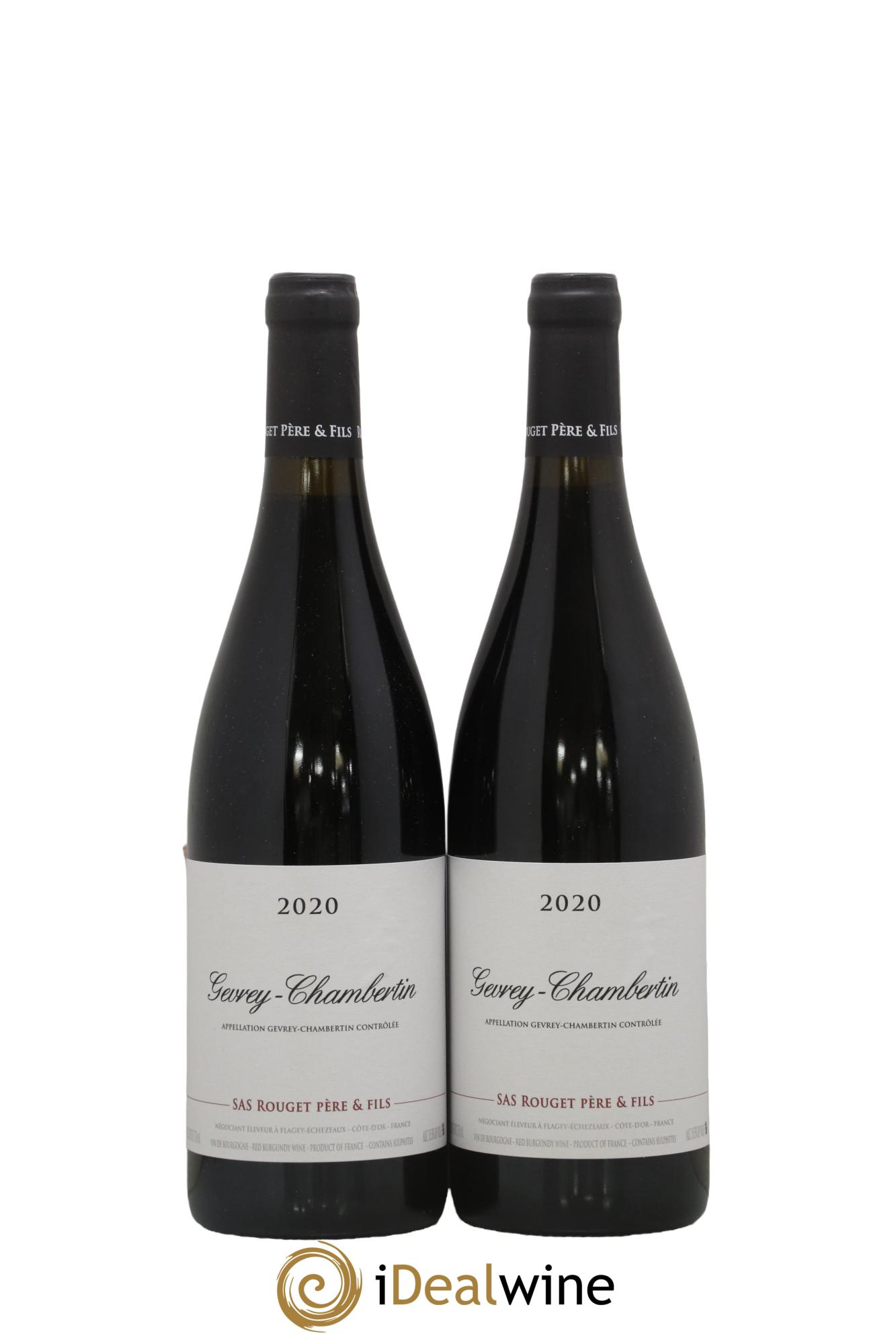 Gevrey-Chambertin Rouget Père et Fils Rouget Père et Fils 2020 - Lot of 2 bottles - 0