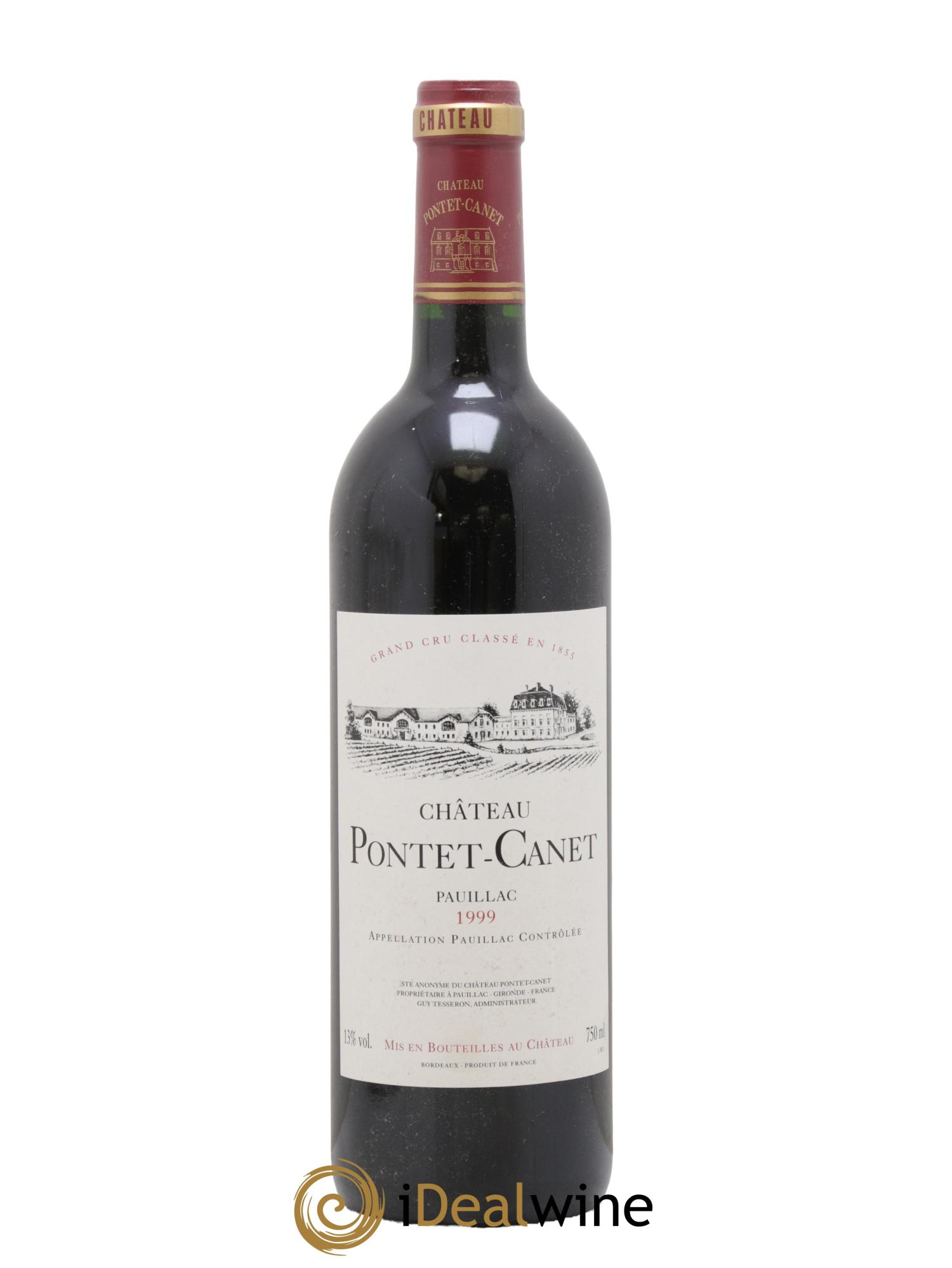 Château Pontet Canet 5ème Grand Cru Classé 1999 - Lot of 1 bottle - 0