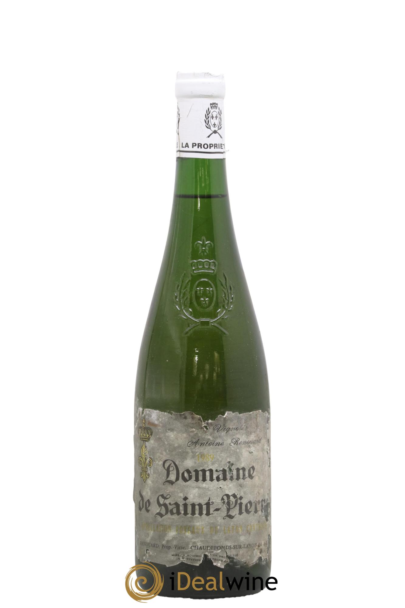 Coteaux du Layon Domaine Saint-Pierre Antoine Renouard 1989 - Lot de 1 bouteille - 0